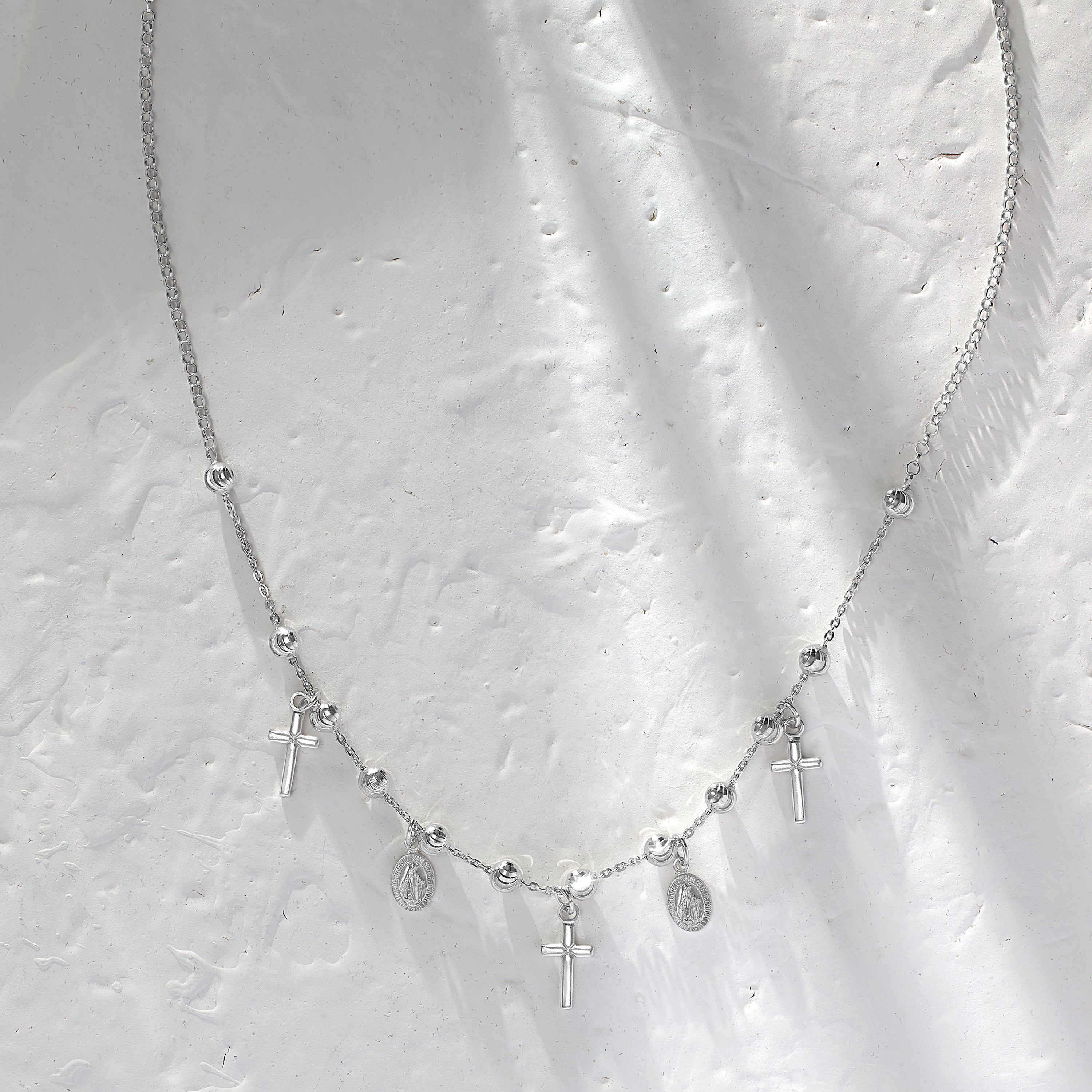 Radiant Cross Necklace