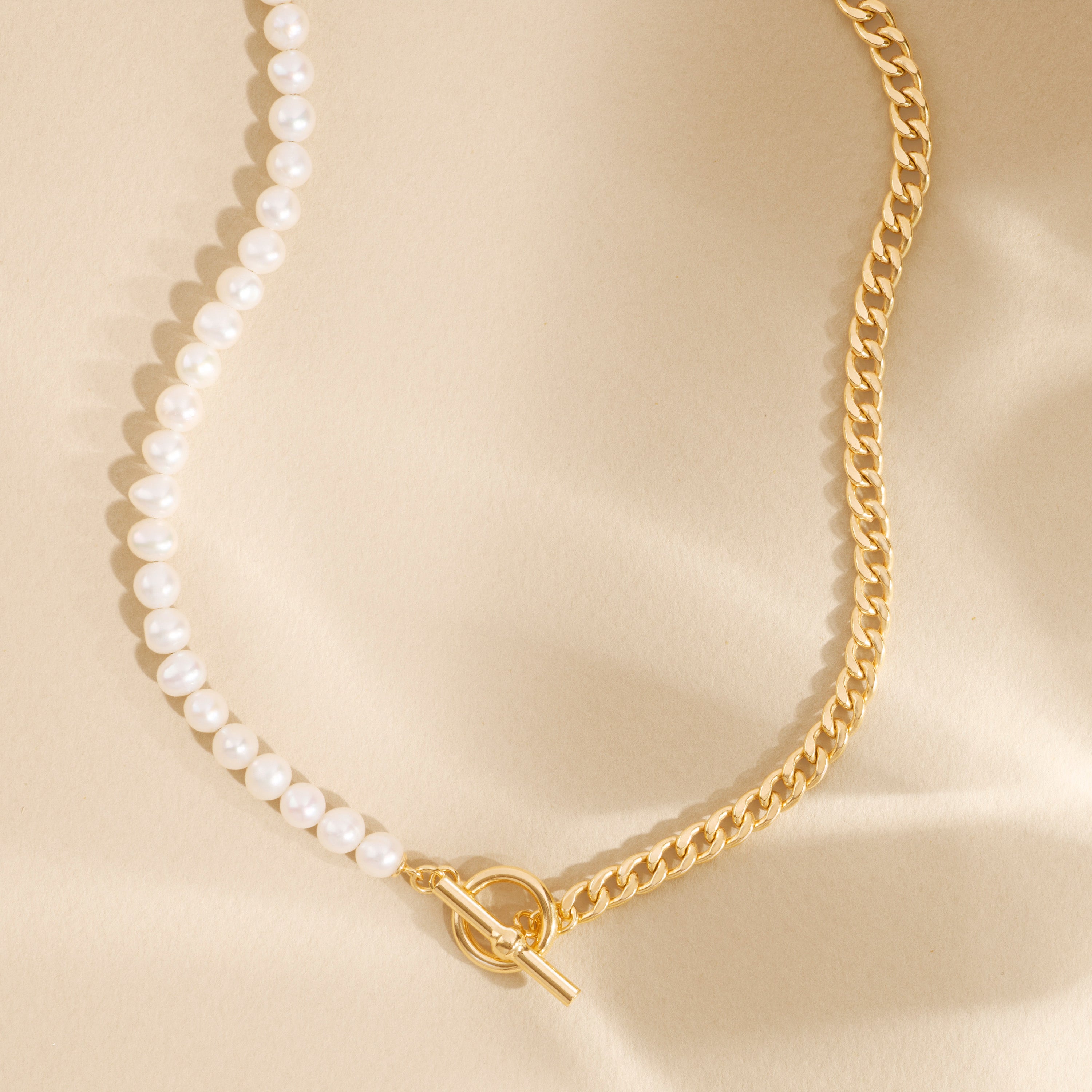 Pia Pearl Chain Necklace