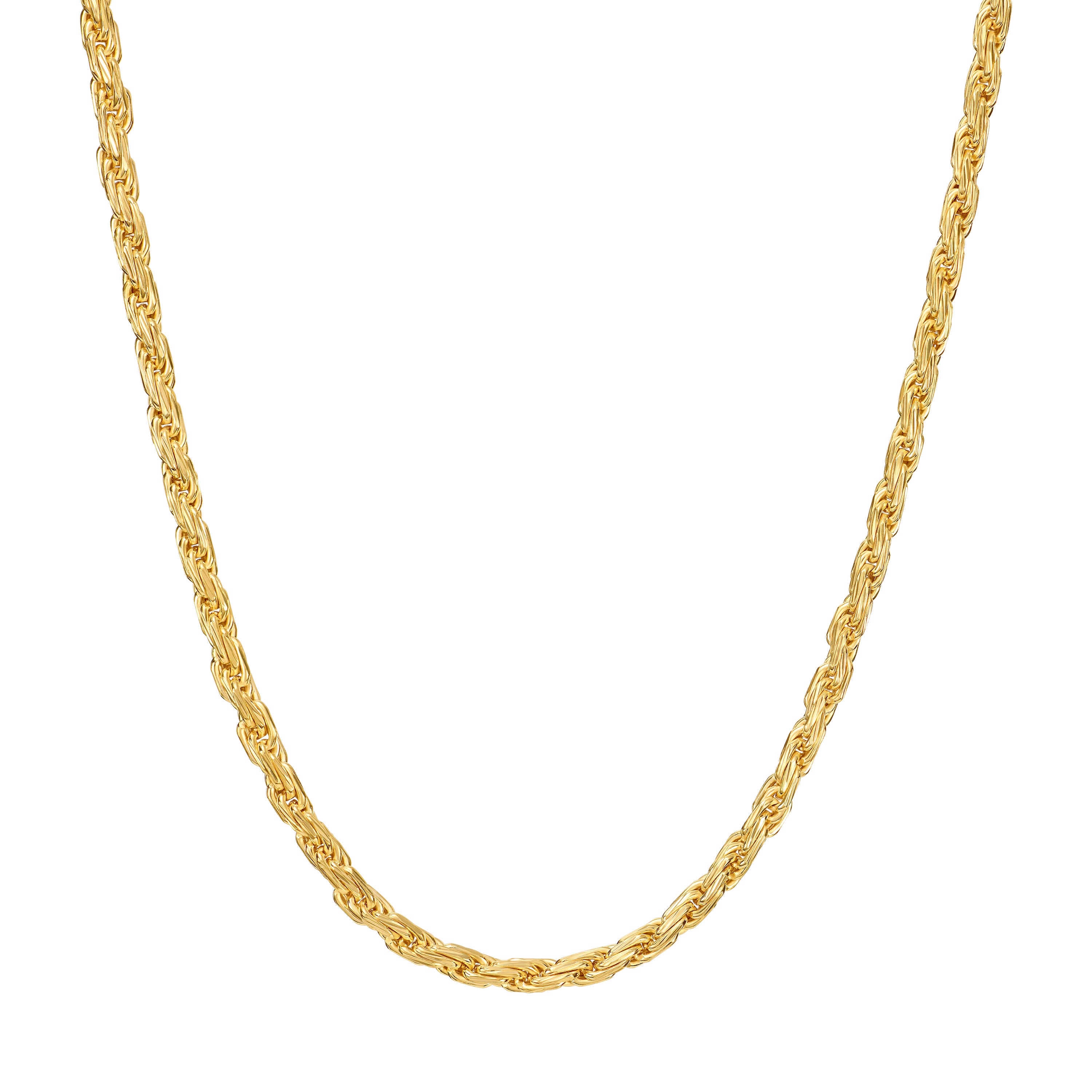 Vento Oro Rope Chain Necklace