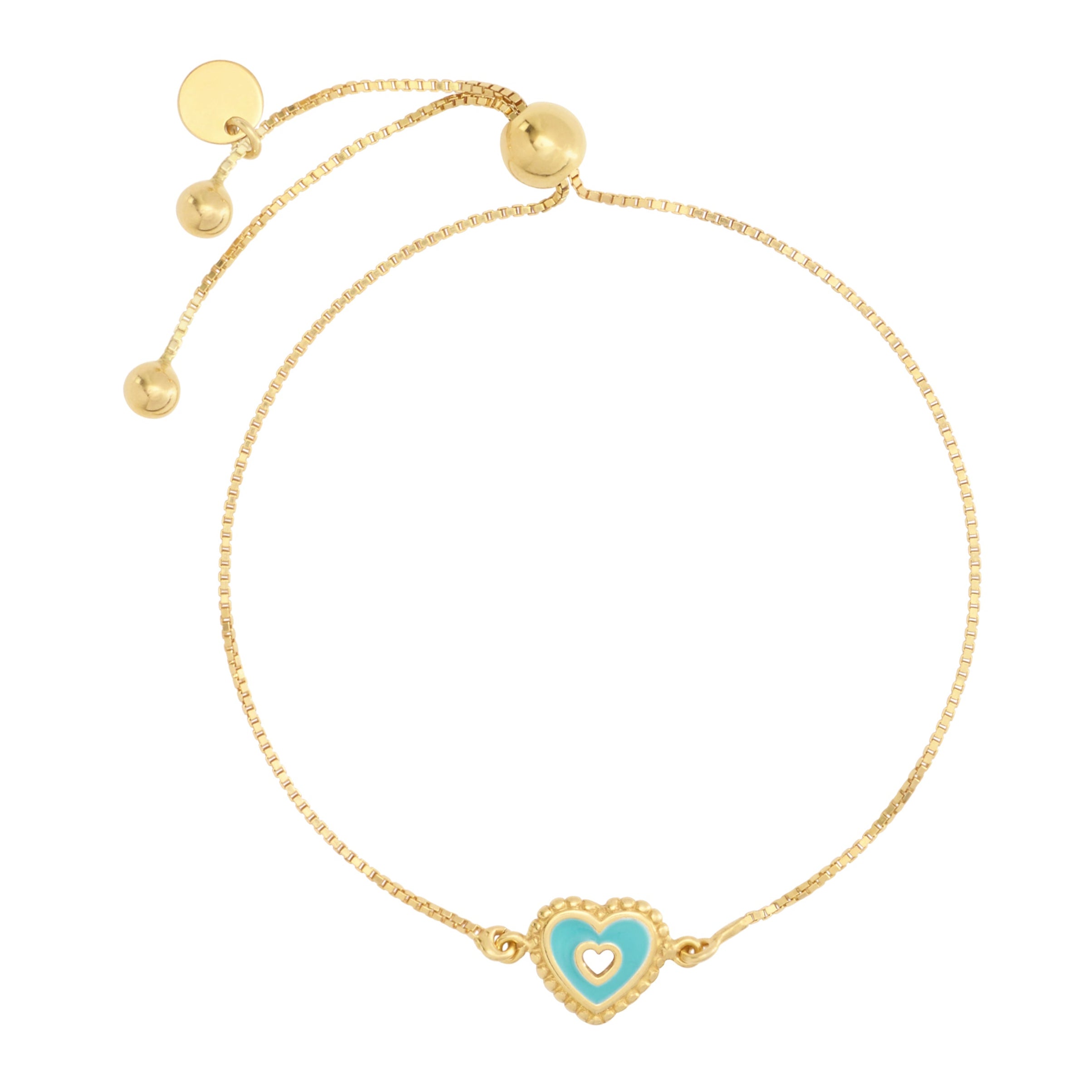 Heart Enamel Bracelet