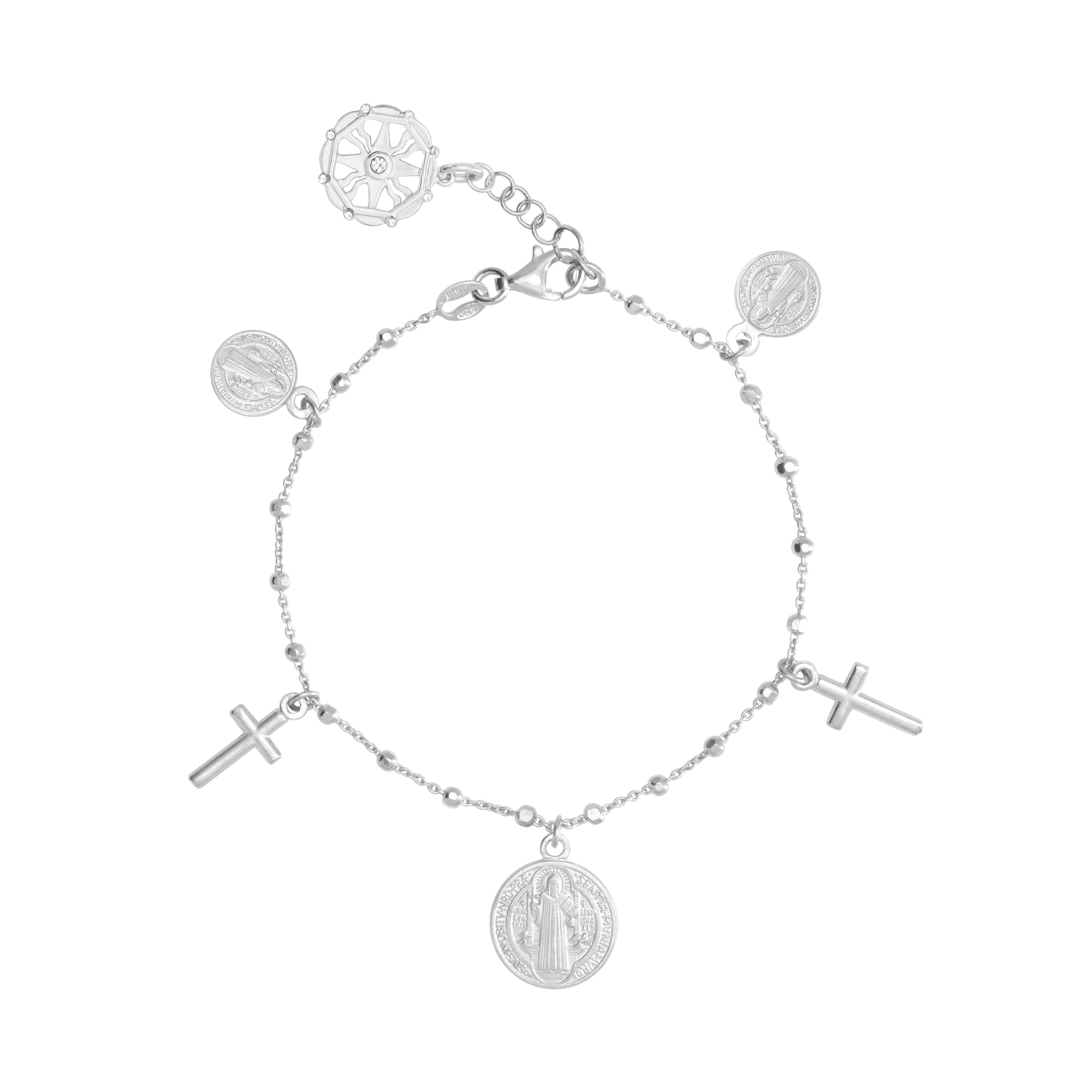 St. Benedict Coin Bracelet