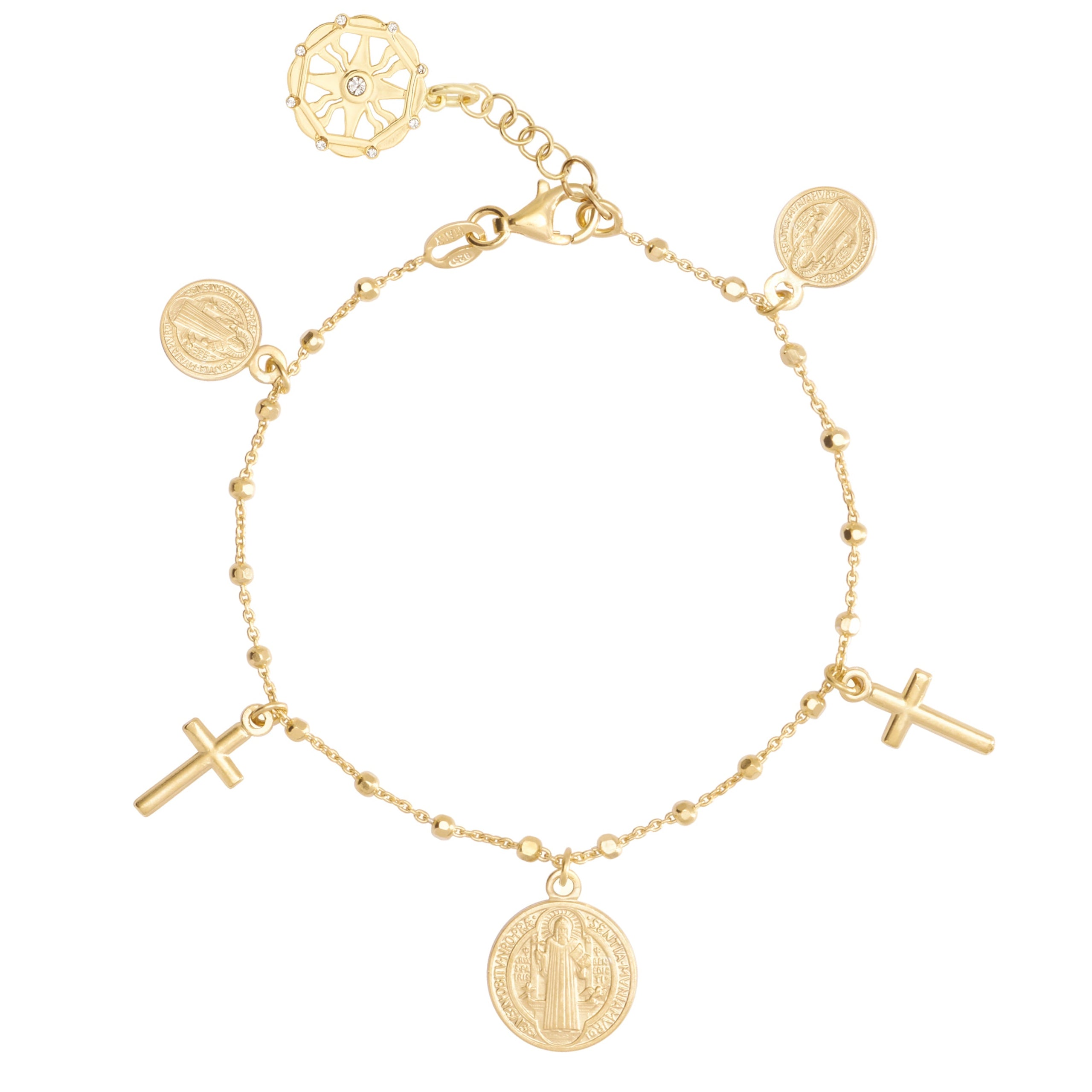 St. Benedict Coin Bracelet