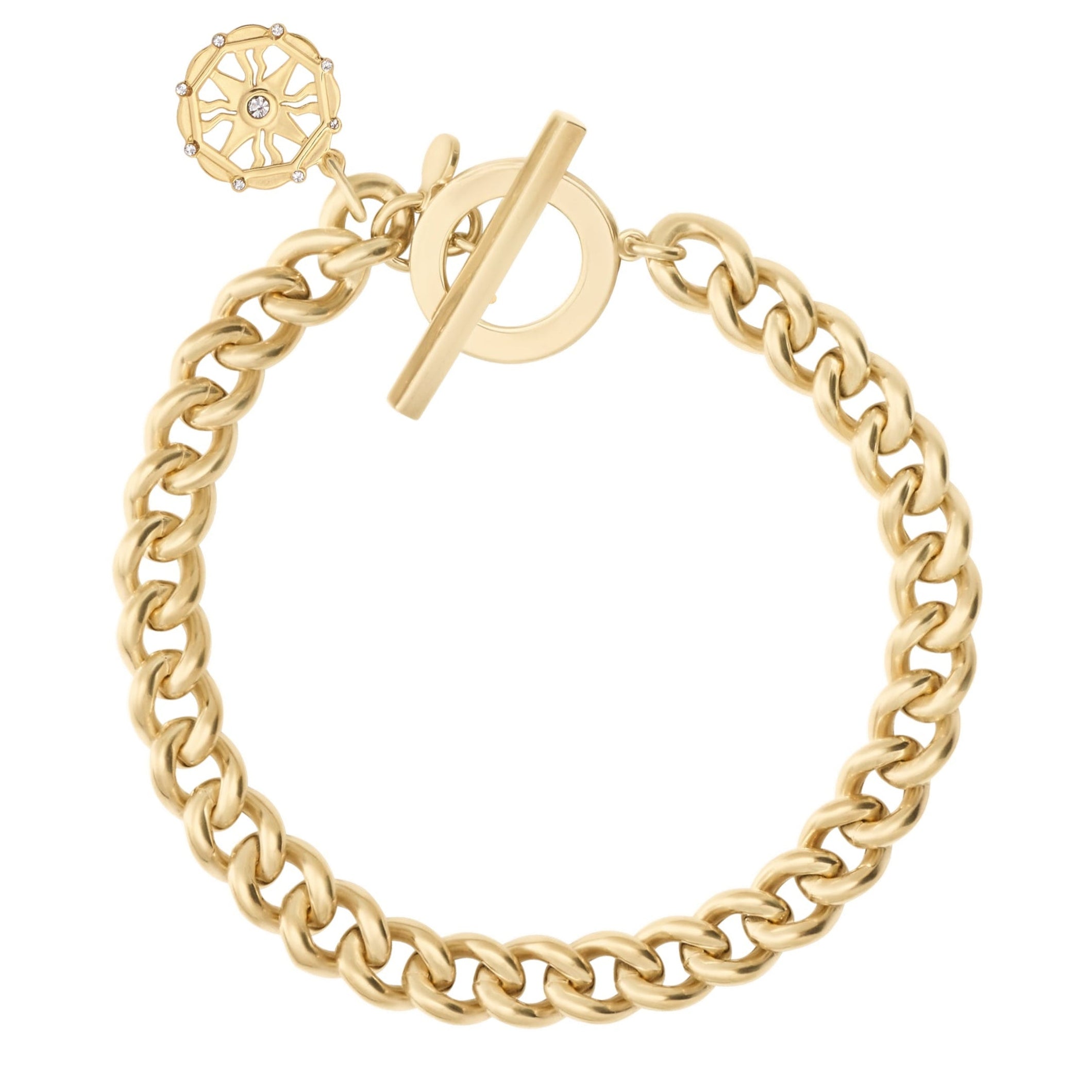 Chain Link Toggle Bracelet