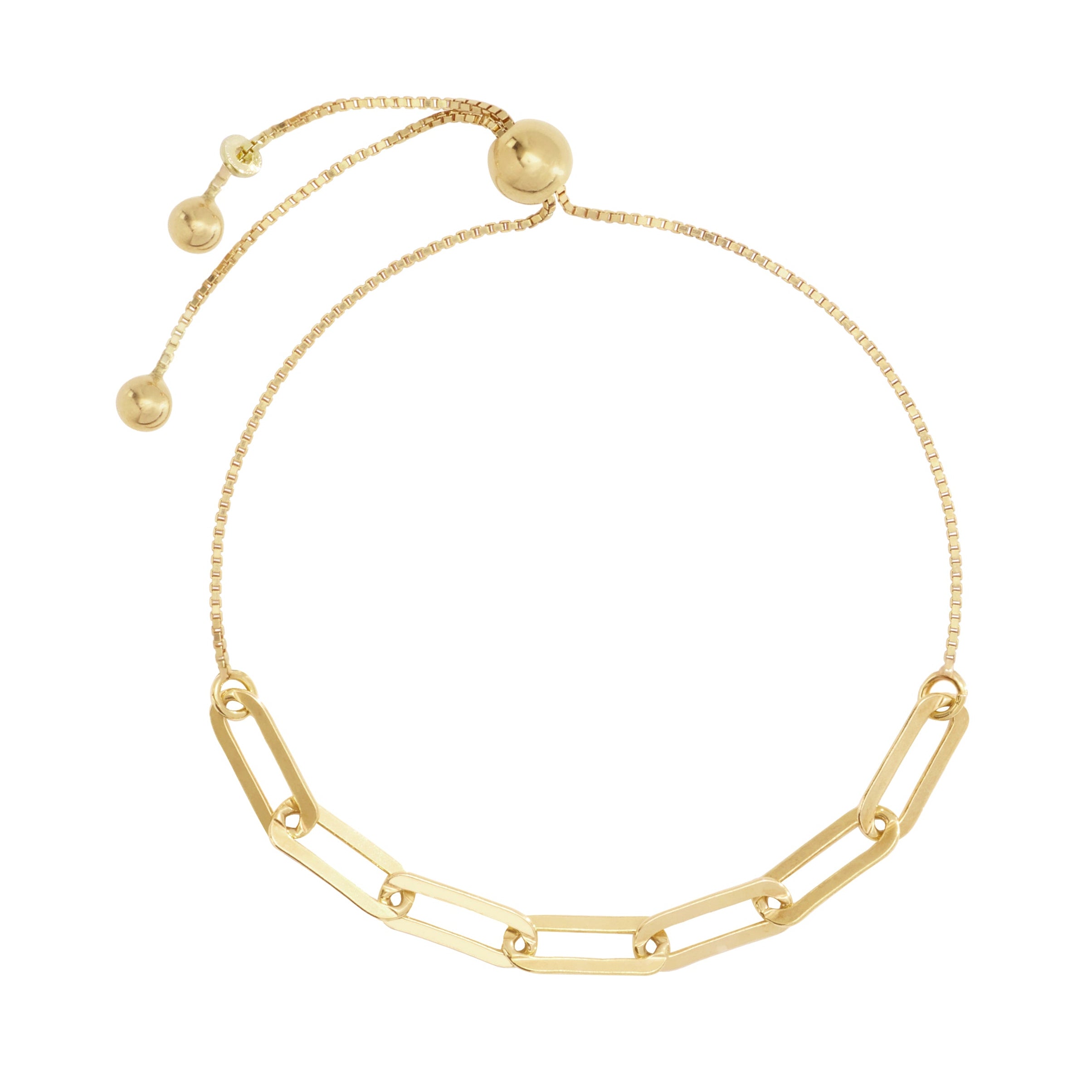 Paperclip Link Bracelet