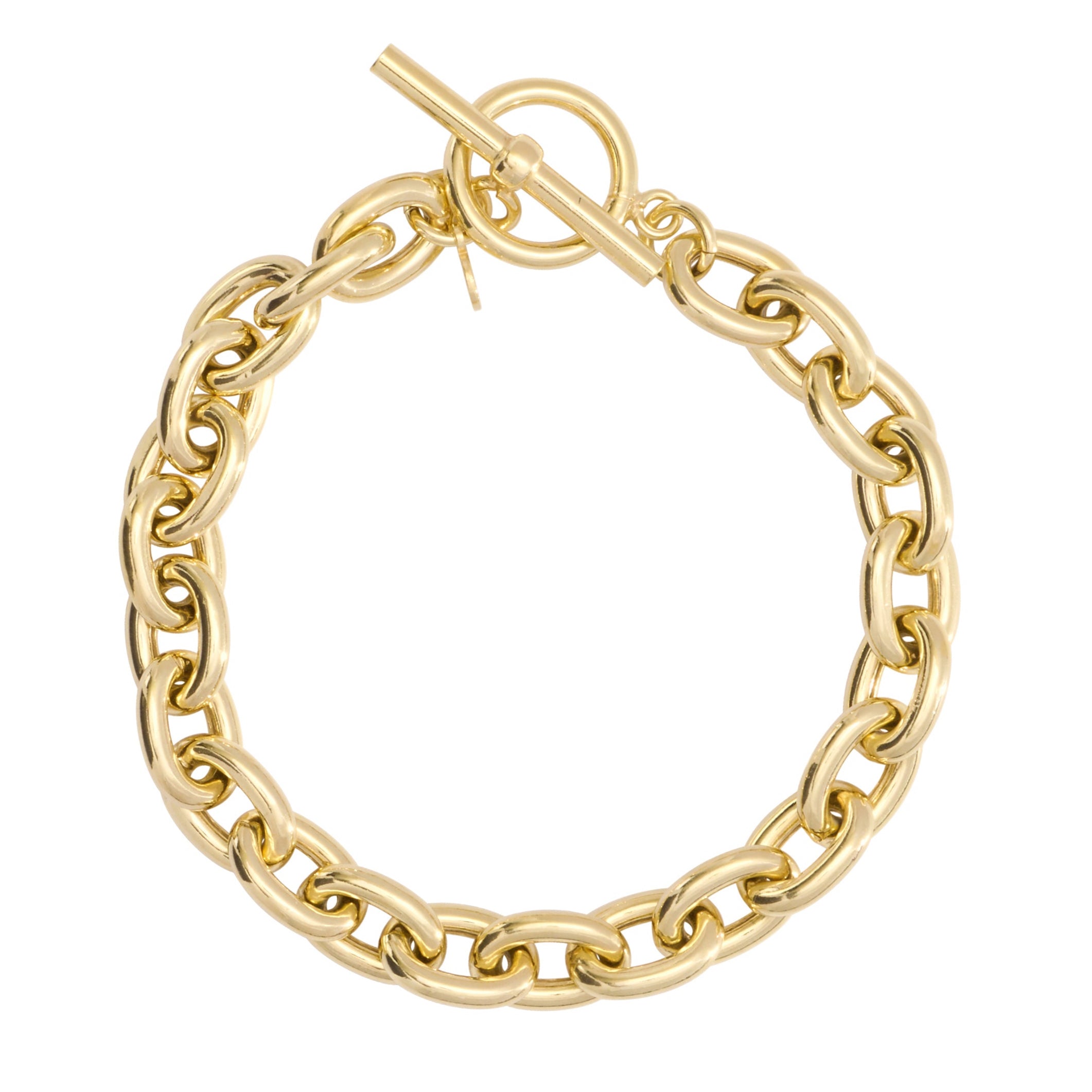 Oval Link Toggle Bracelet