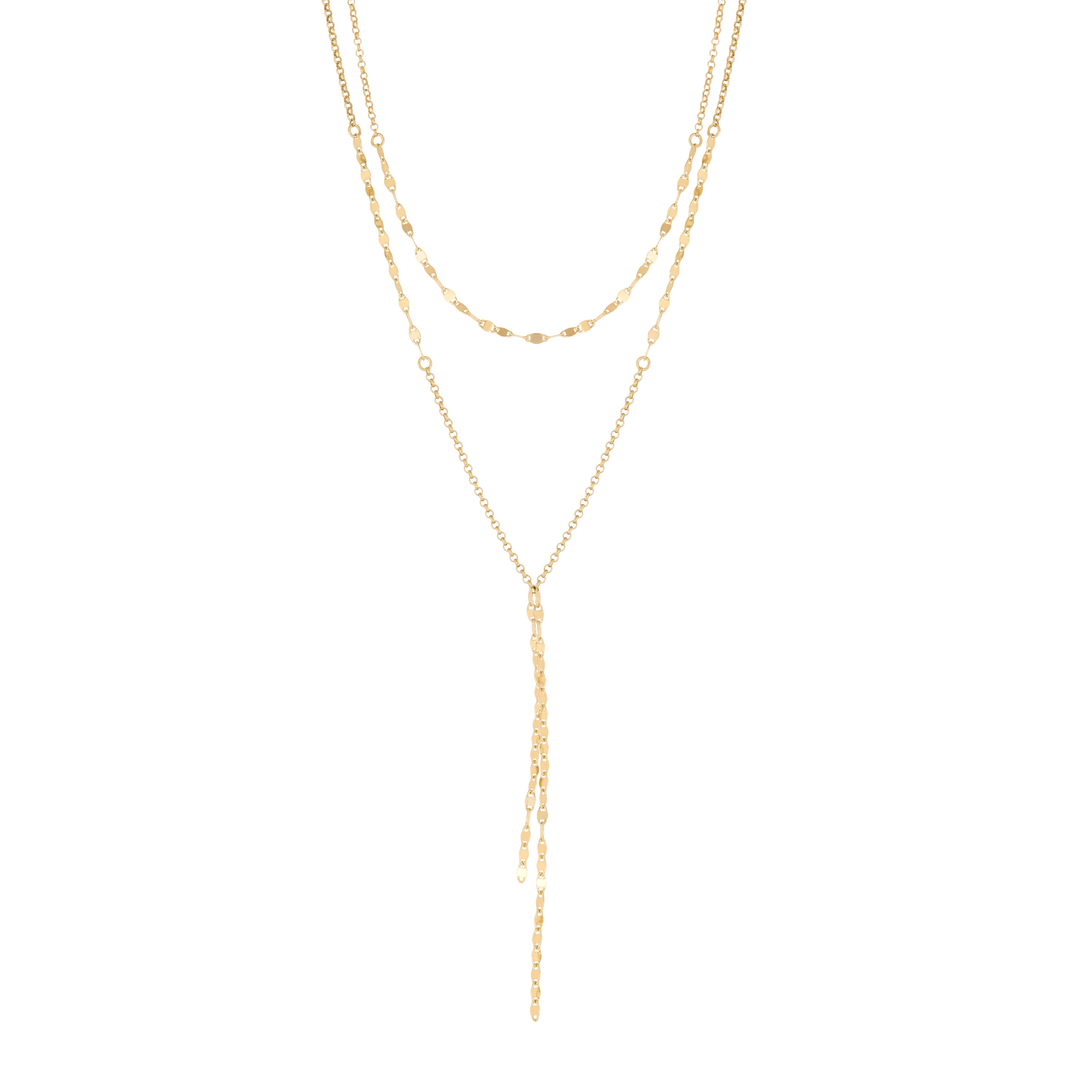 Mirror Link Layered Lariat