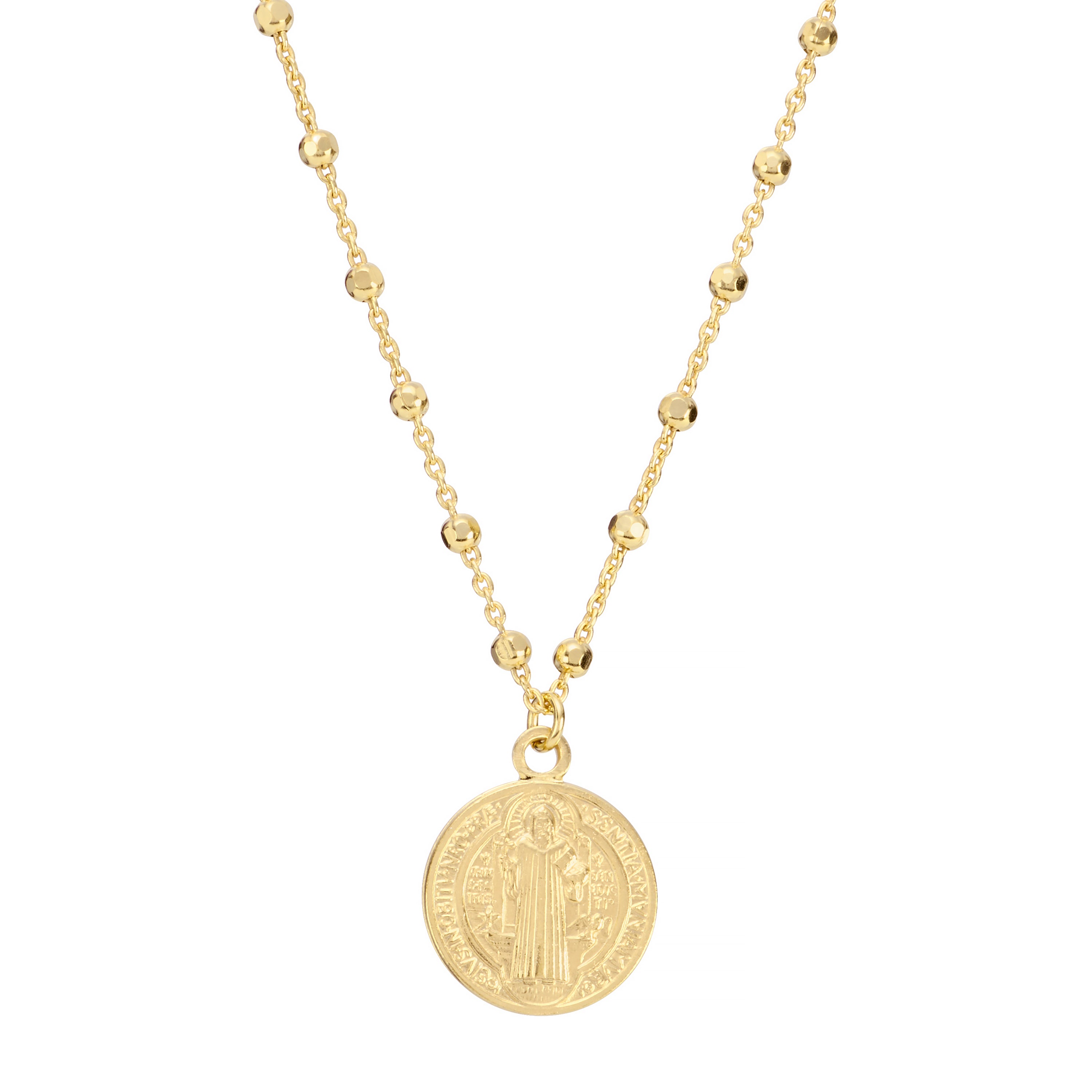St. Benedict Coin Necklace