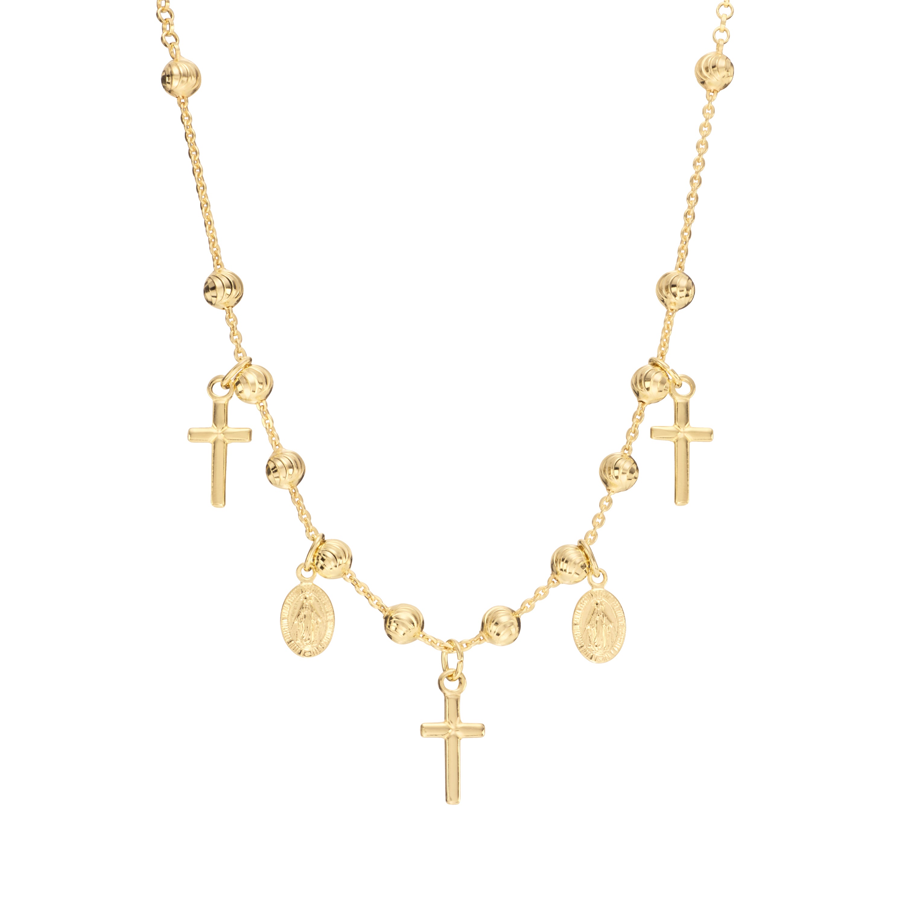 Radiant Cross Necklace