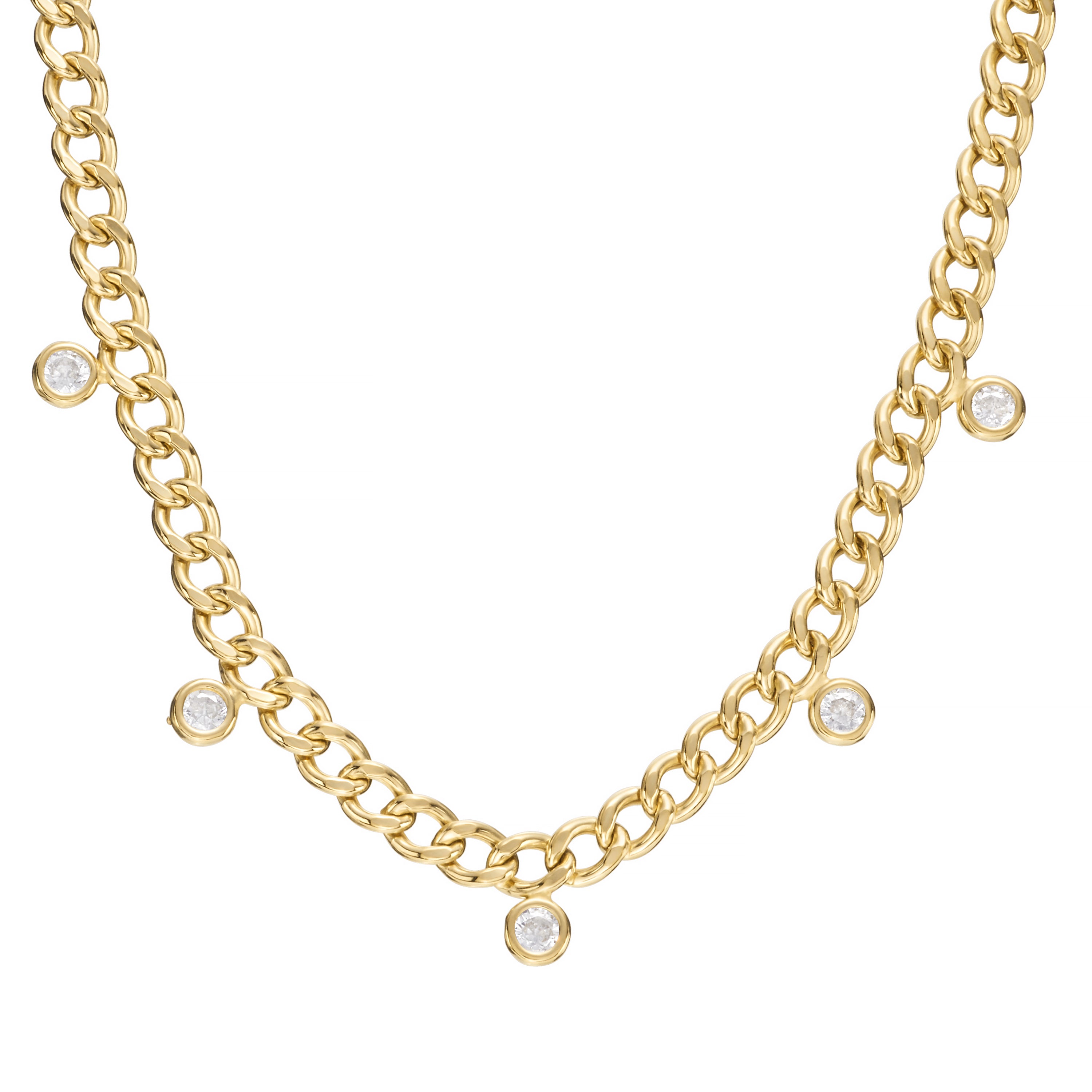Chiara Curb Chain Necklace