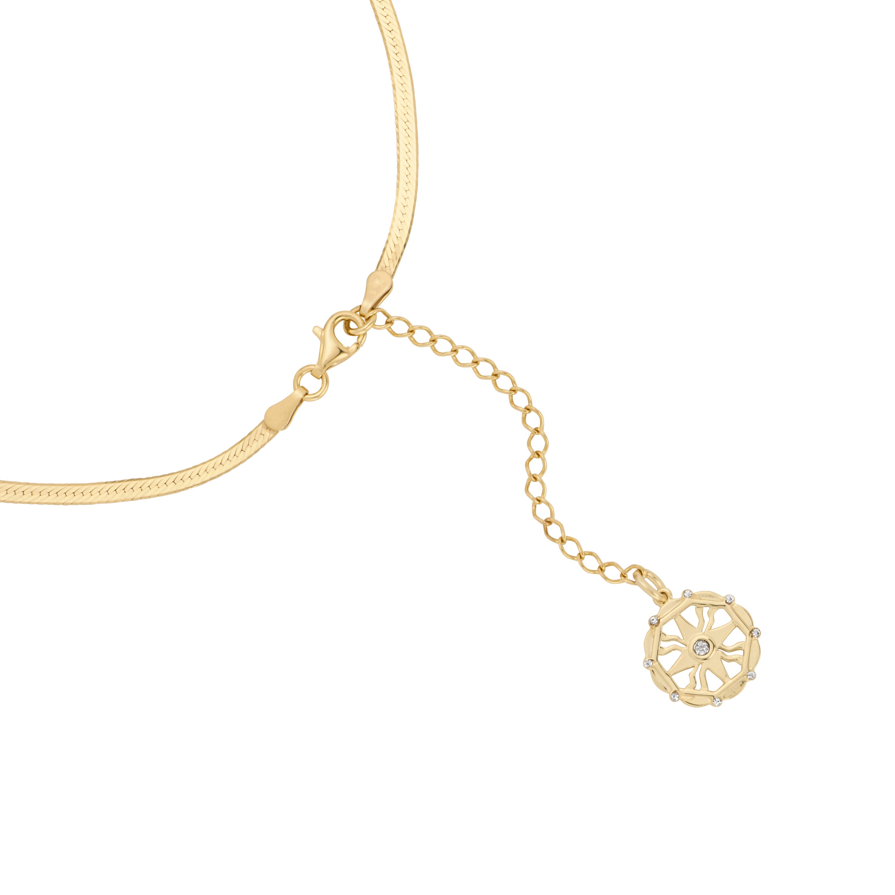 Luxe Herringbone Chain Necklace