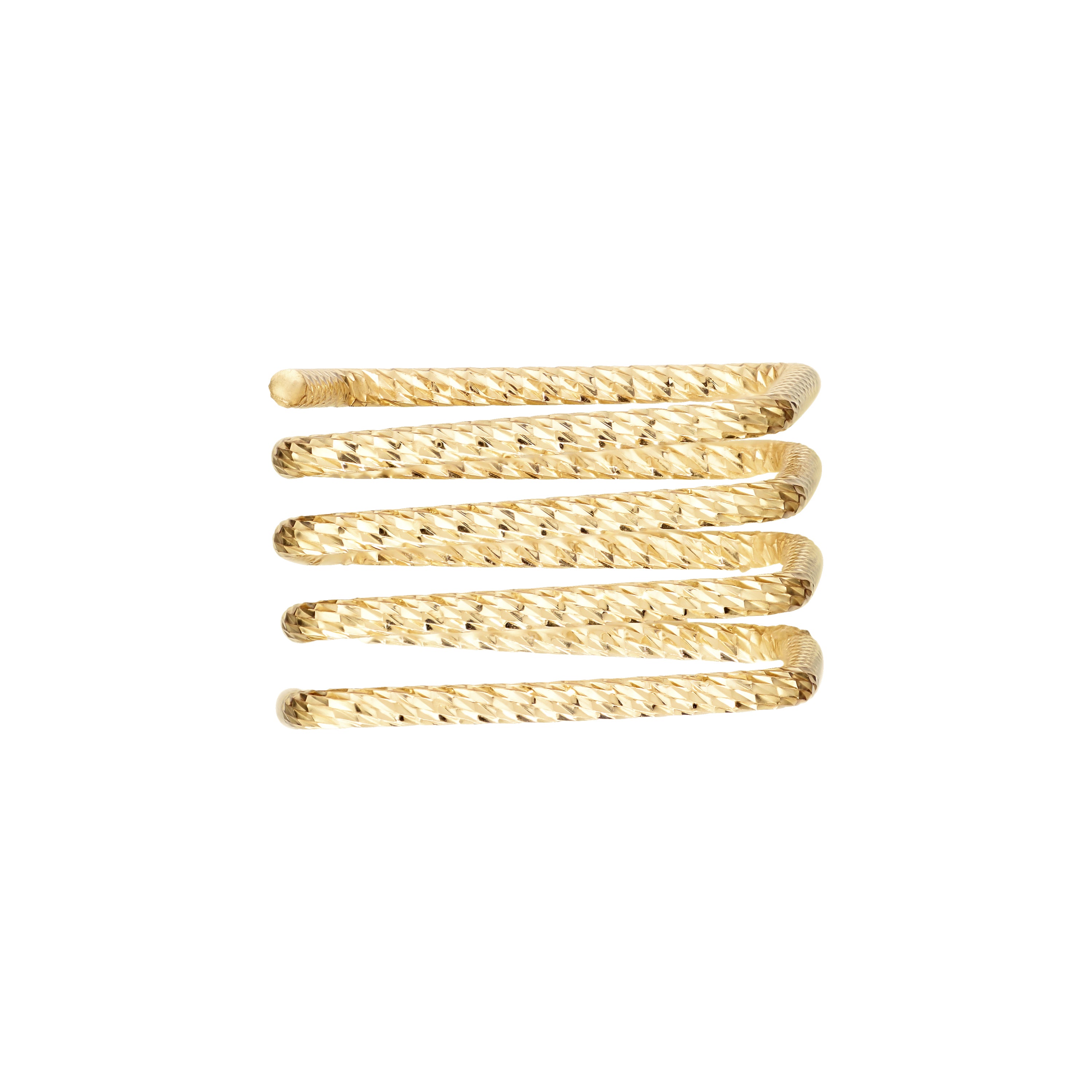 Textural Square Stacked Ring