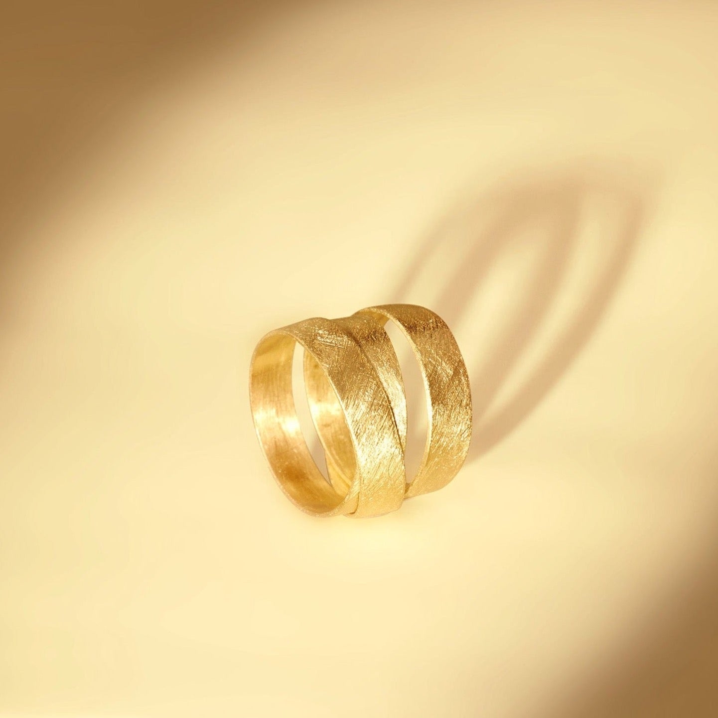 Matte Layered Band Ring