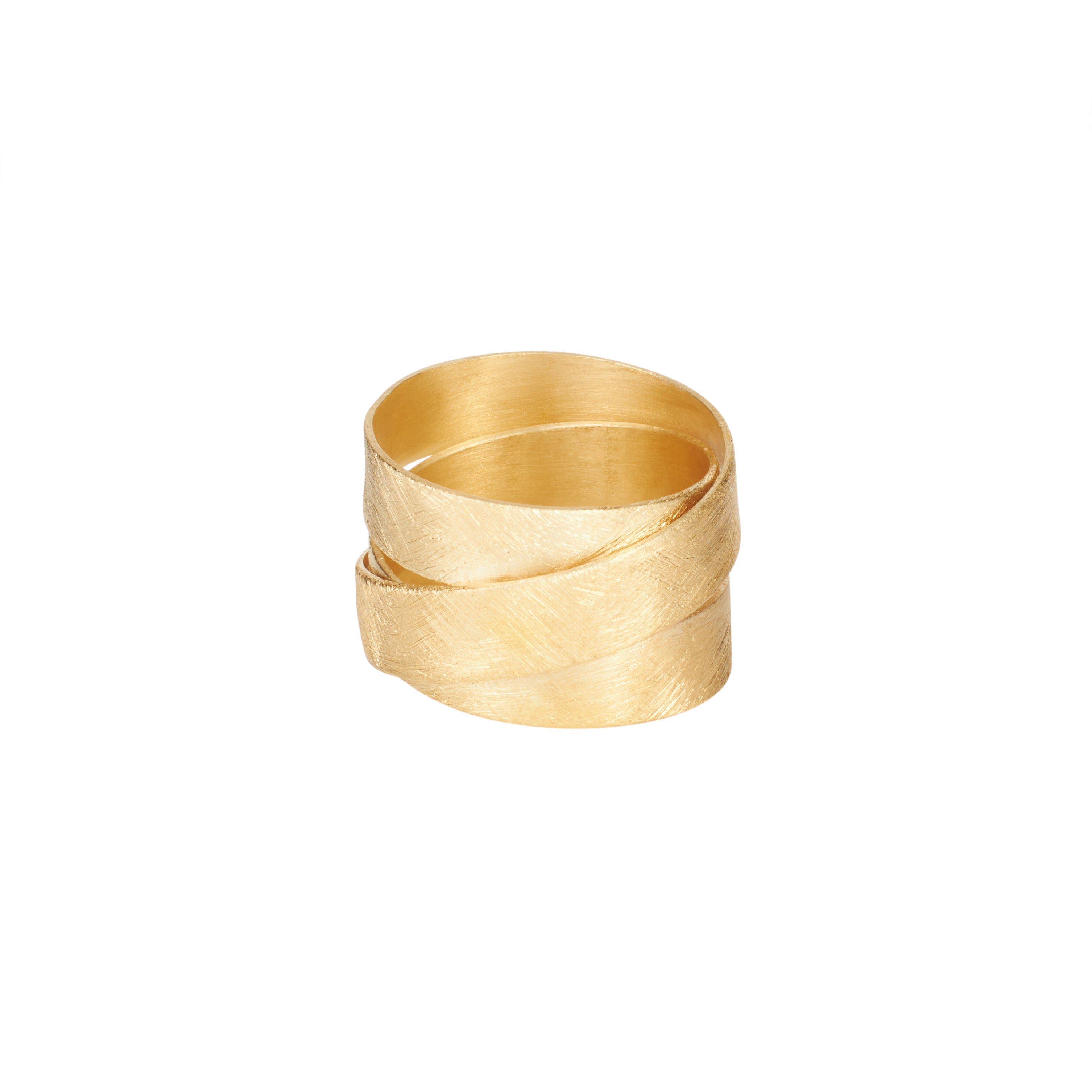 Matte Layered Band Ring