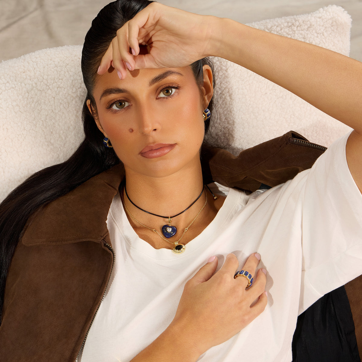 Azura Lapis Bezel Ring