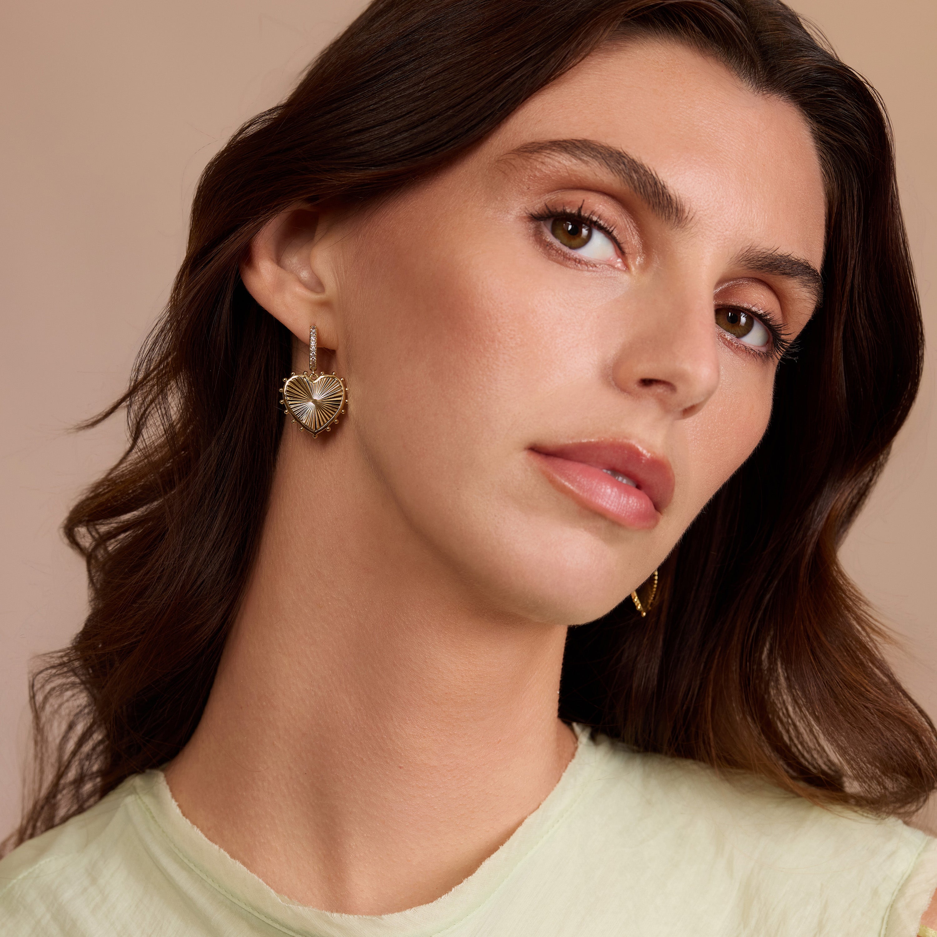 Amore Lucente Heart Earrings