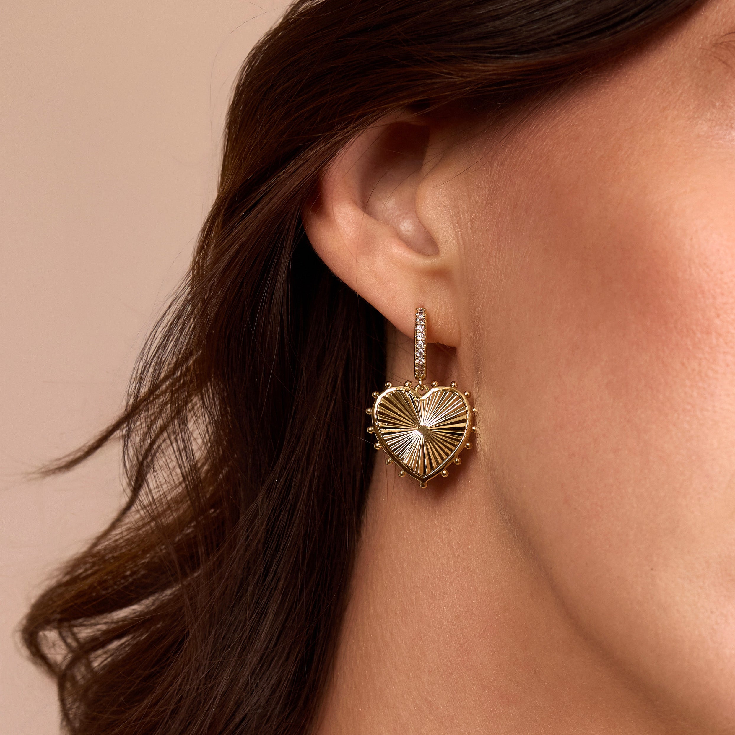 Amore Lucente Heart Earrings