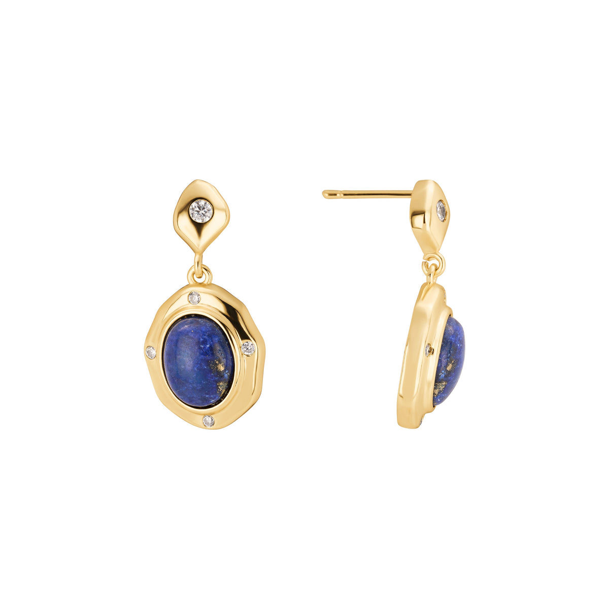 Aveline Lapis Drop Earrings