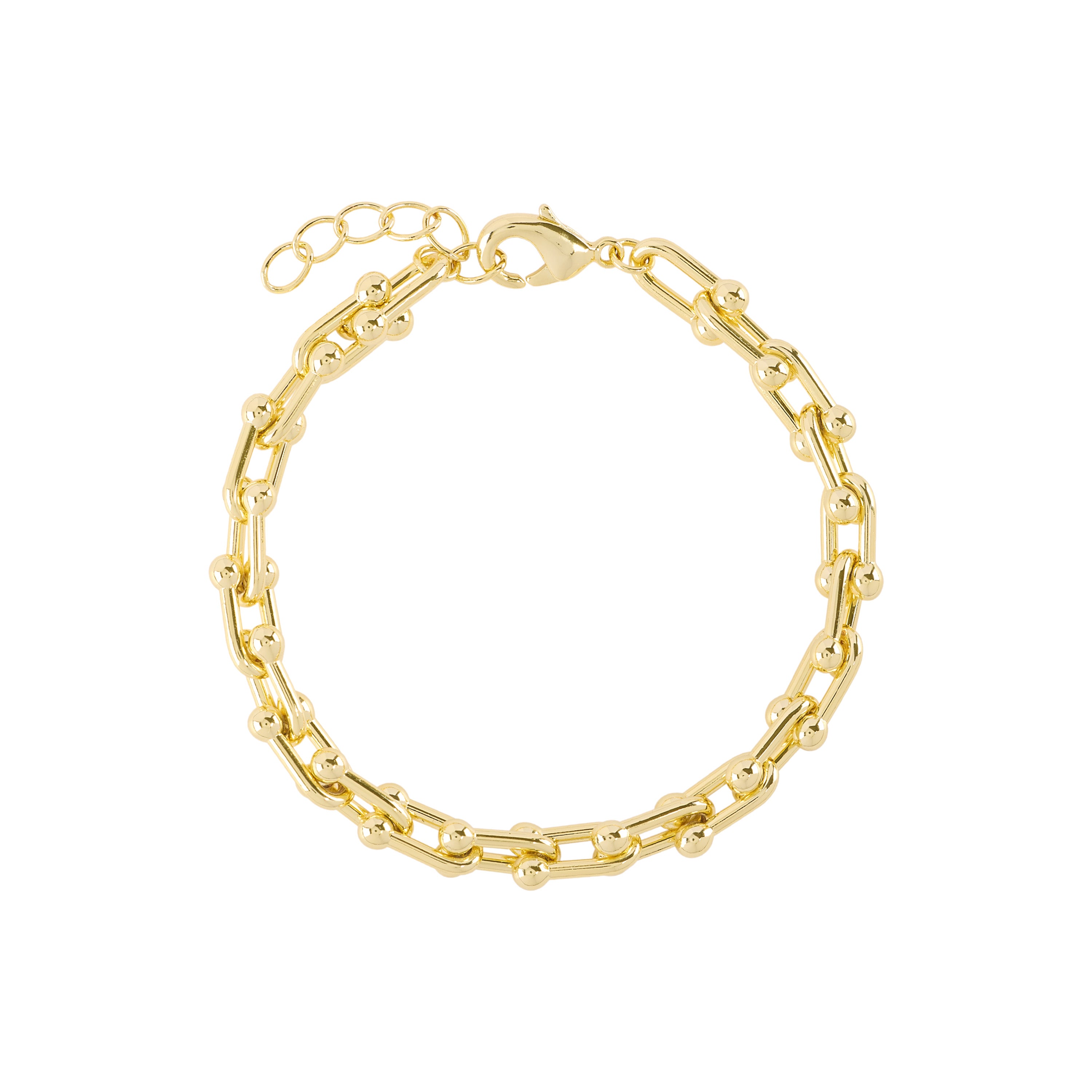 Nova Sculpted Link Bracelet