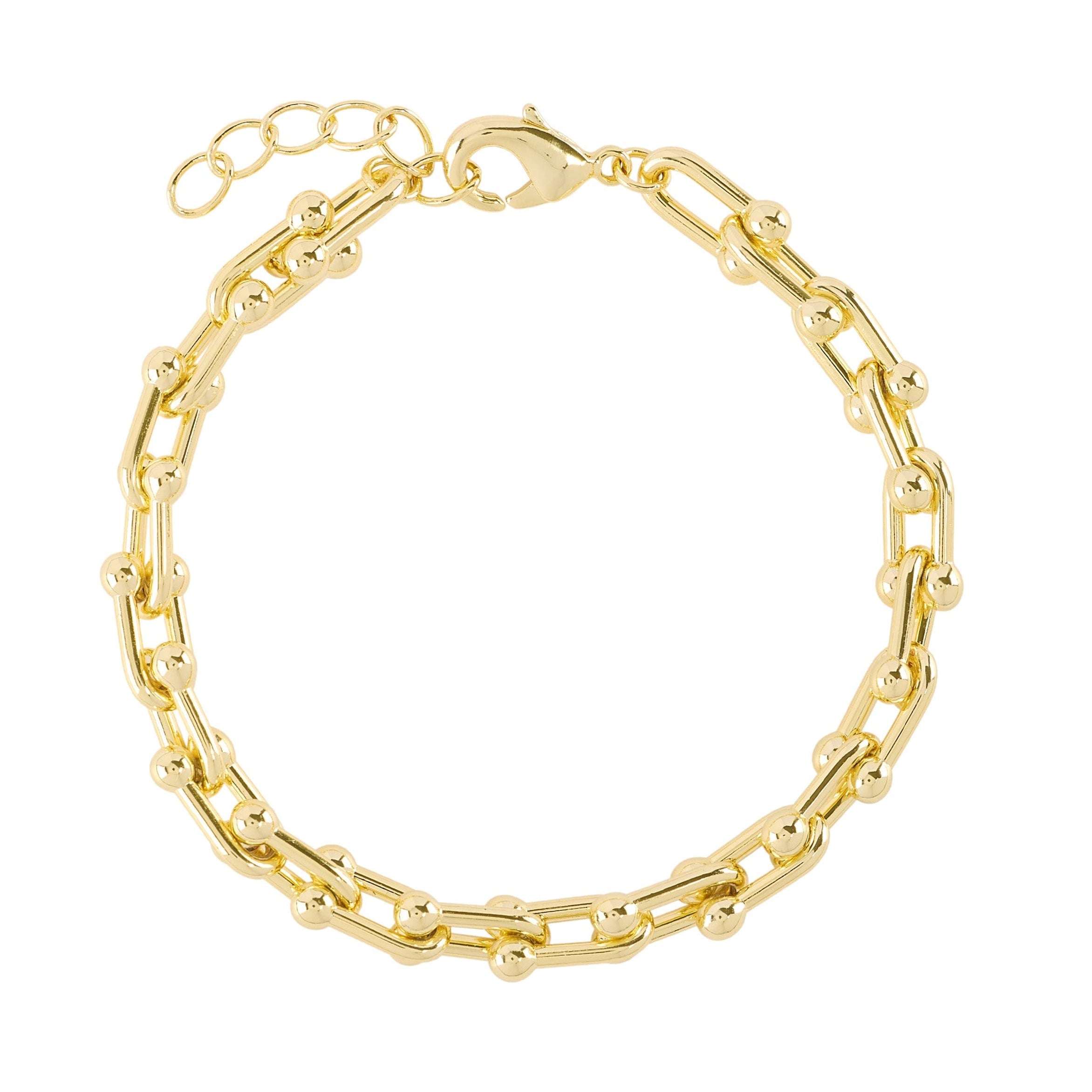 Nova Sculpted Link Bracelet