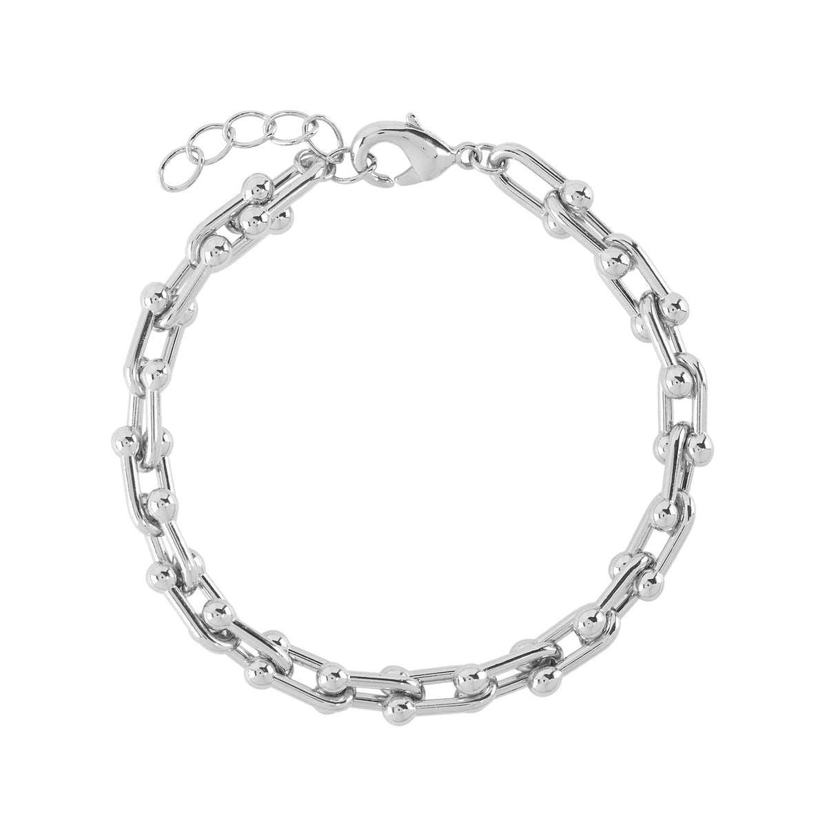 Nova Sculpted Link Bracelet