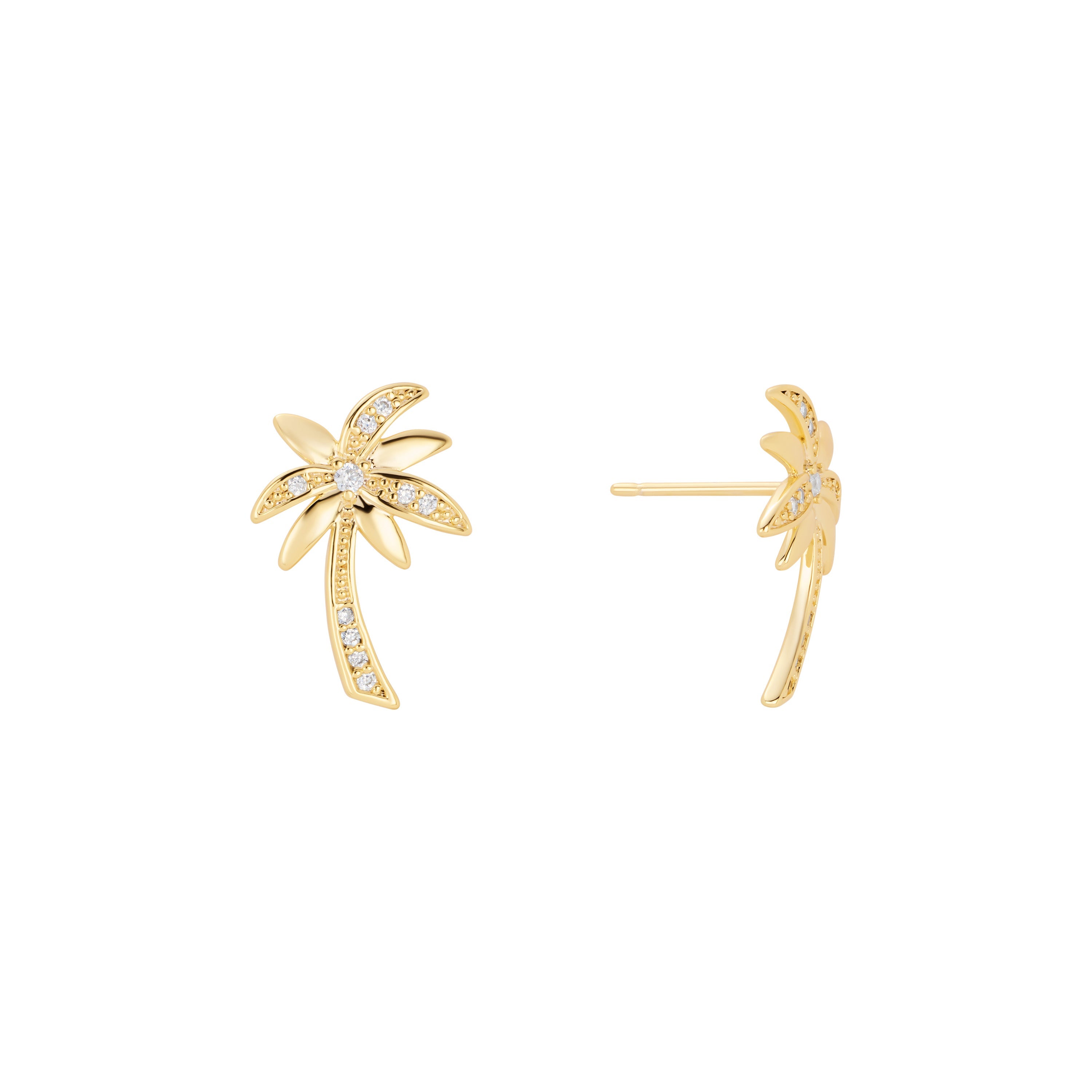 Palm Haven Stud Earrings