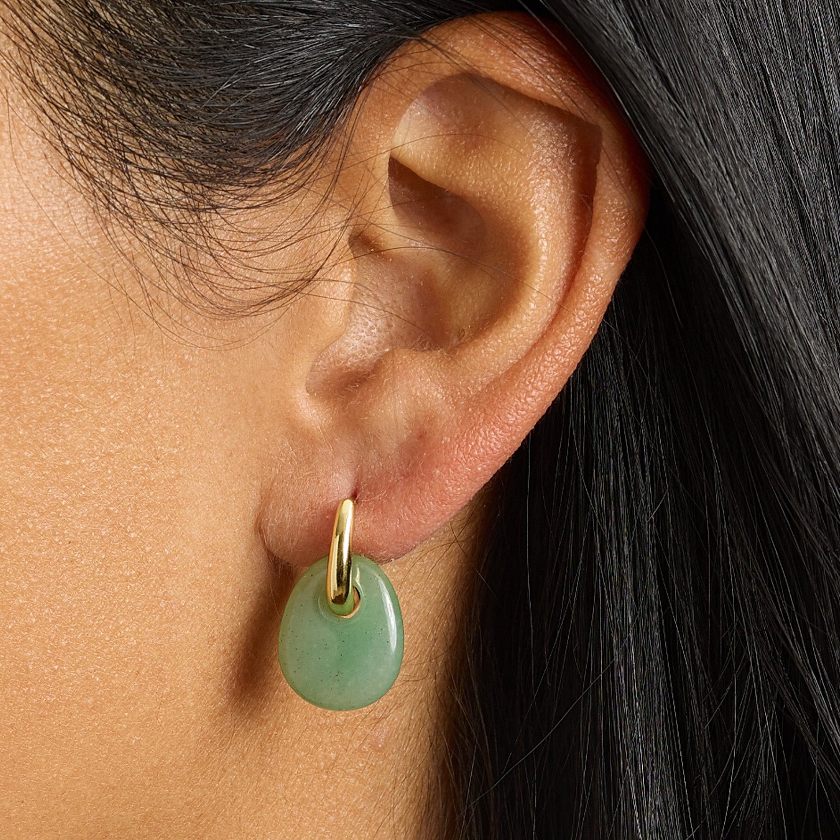 Verdant Halo Drop Earrings
