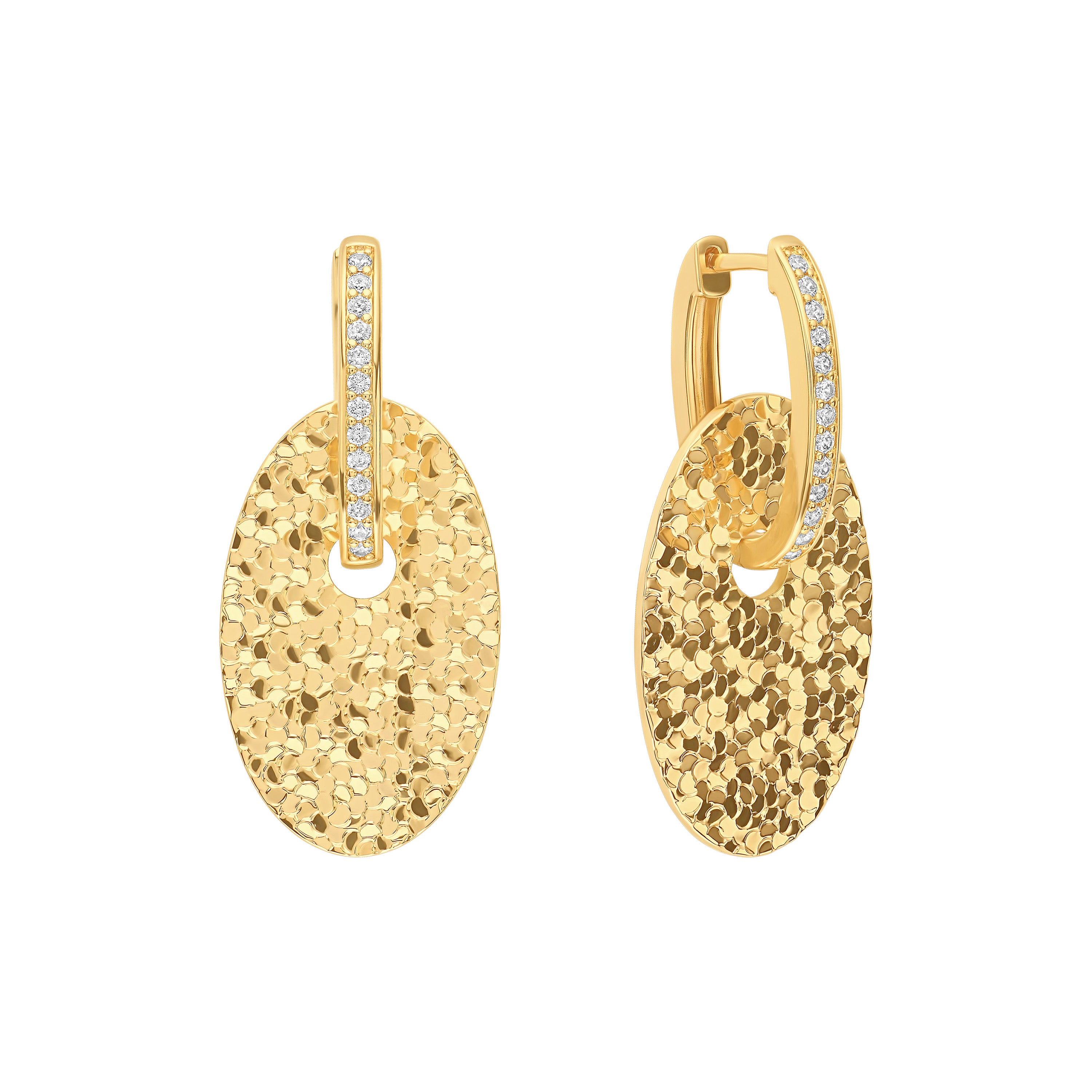 Golden Mirage Drop Earrings