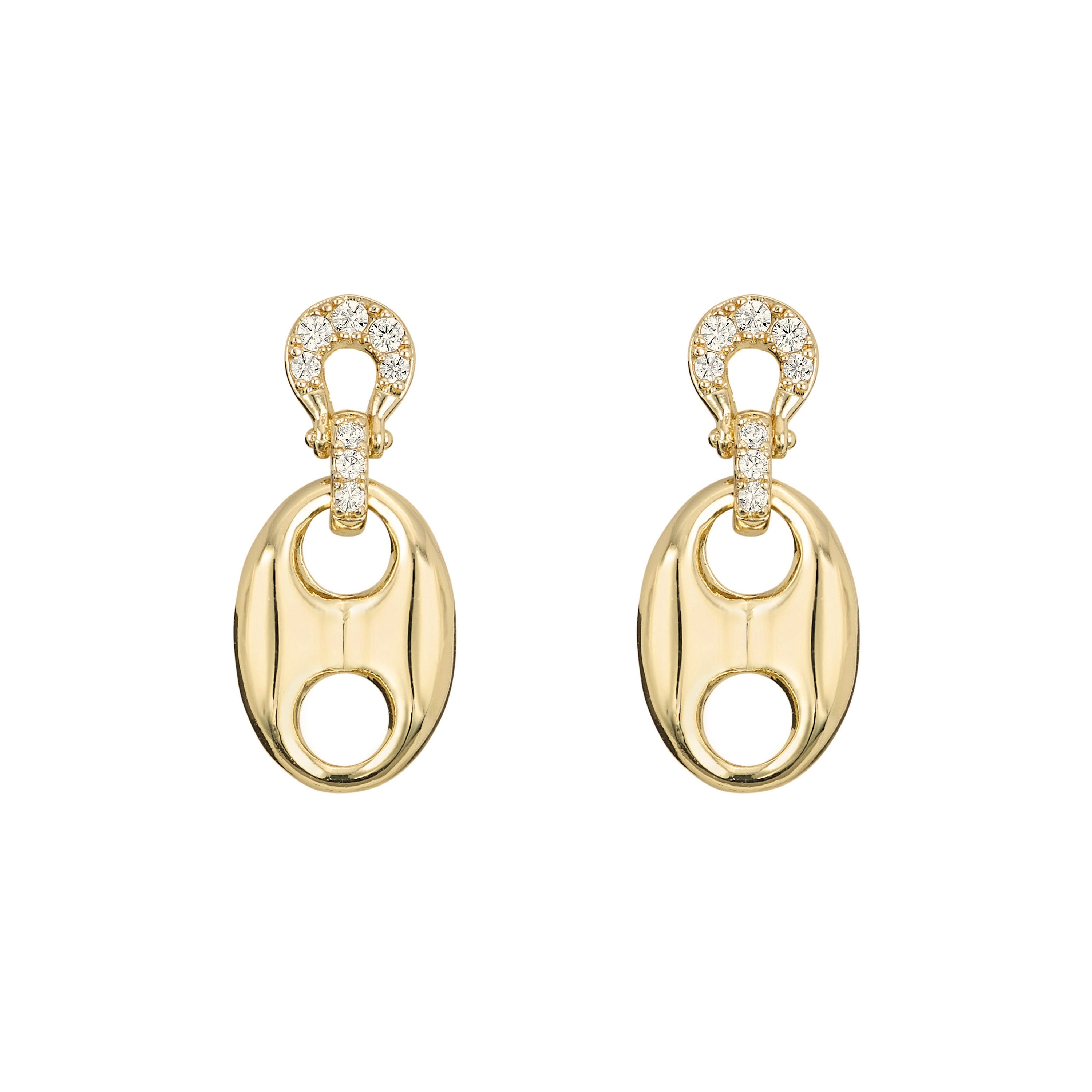 Regatta Pavé Earrings