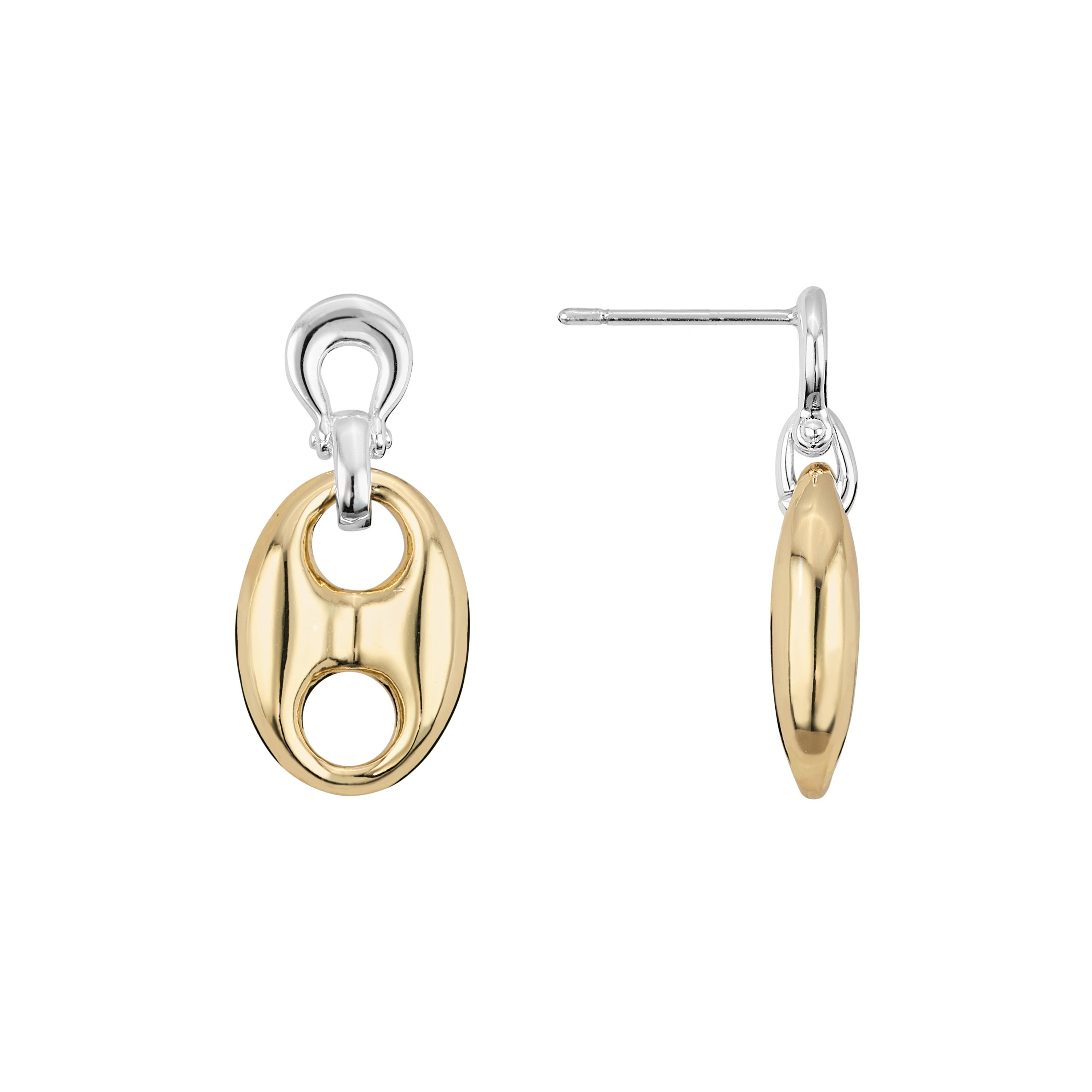 Two-Tone Regatta Earrings
