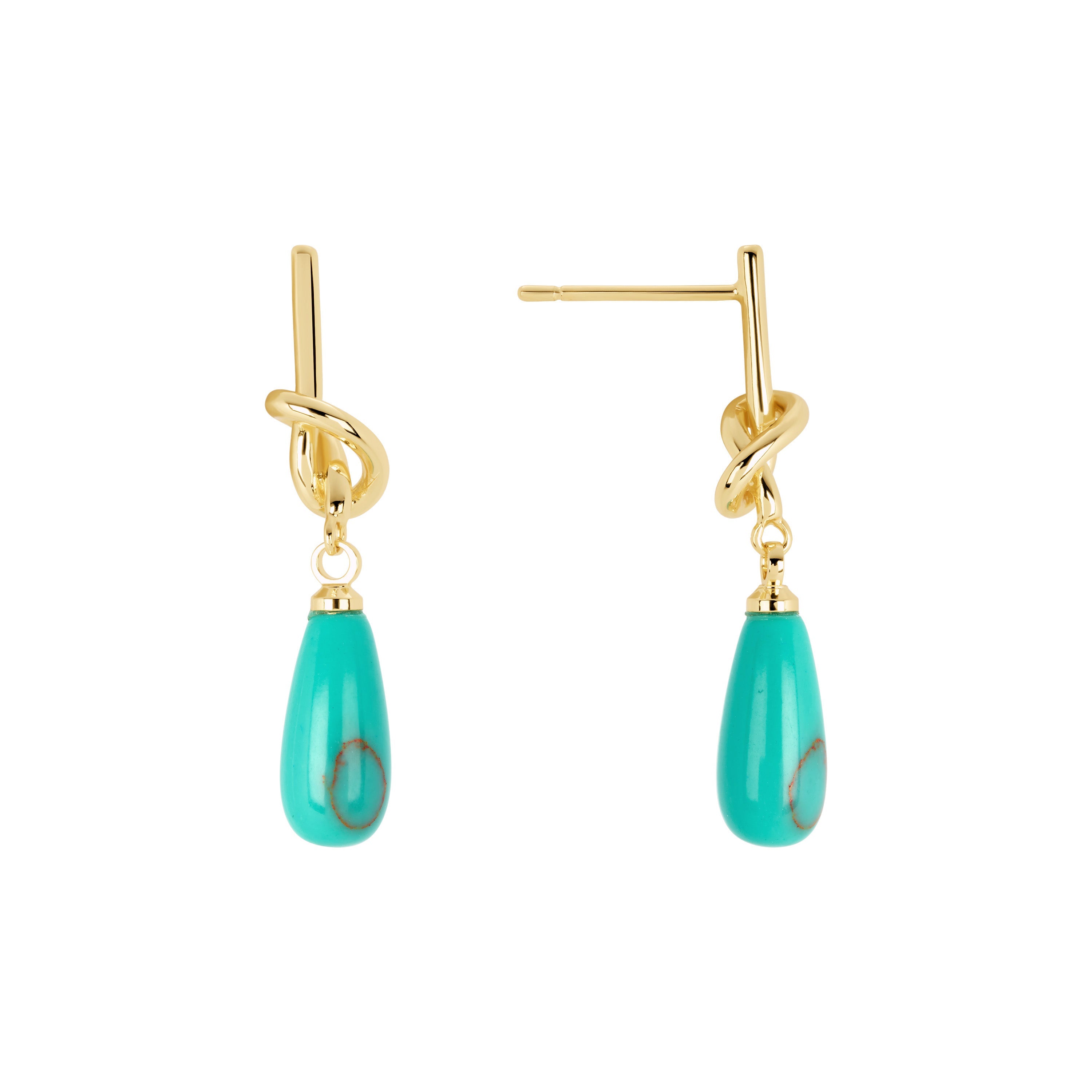 Lucero Turquoise Drop Earrings