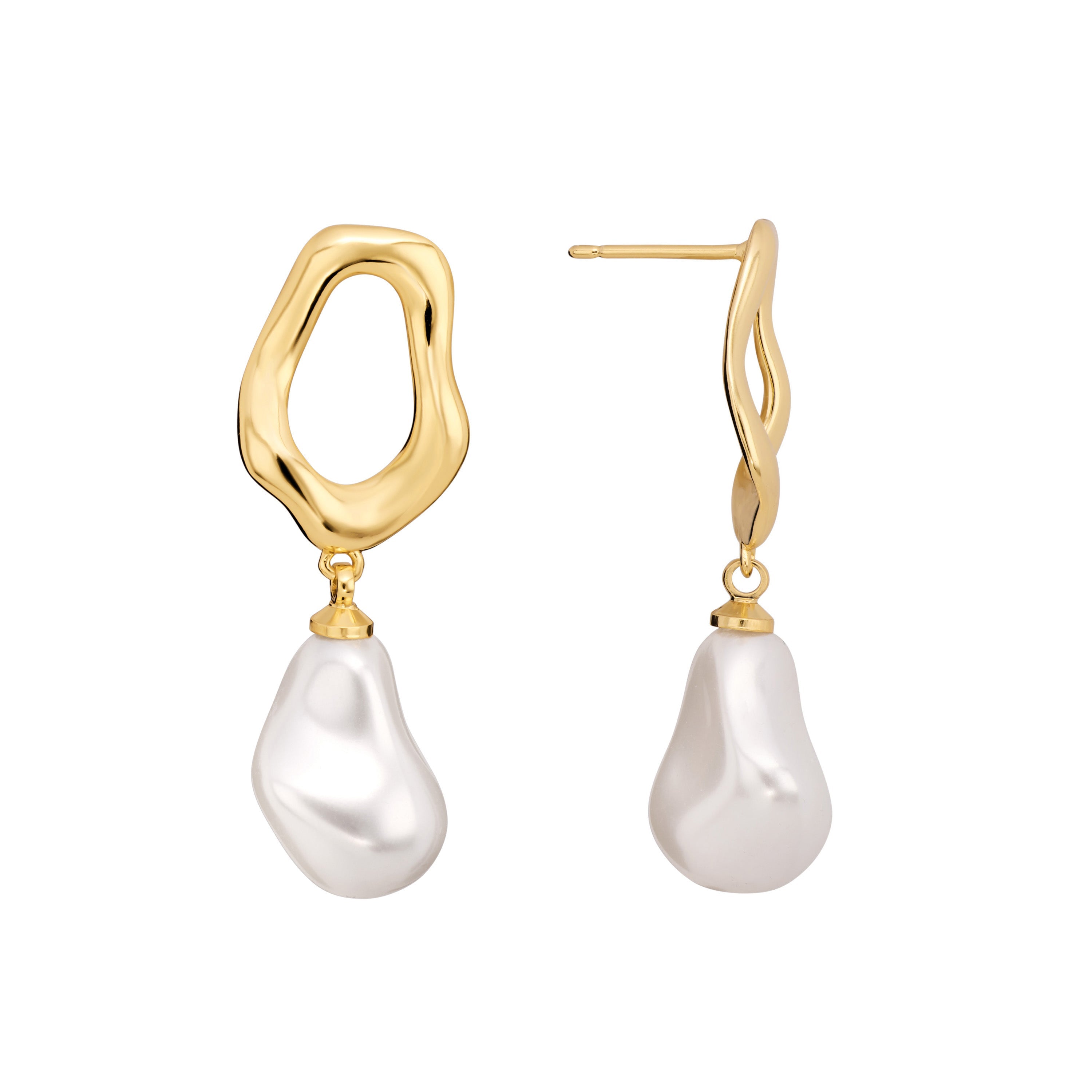 Oasis Pearl Drop Earrings