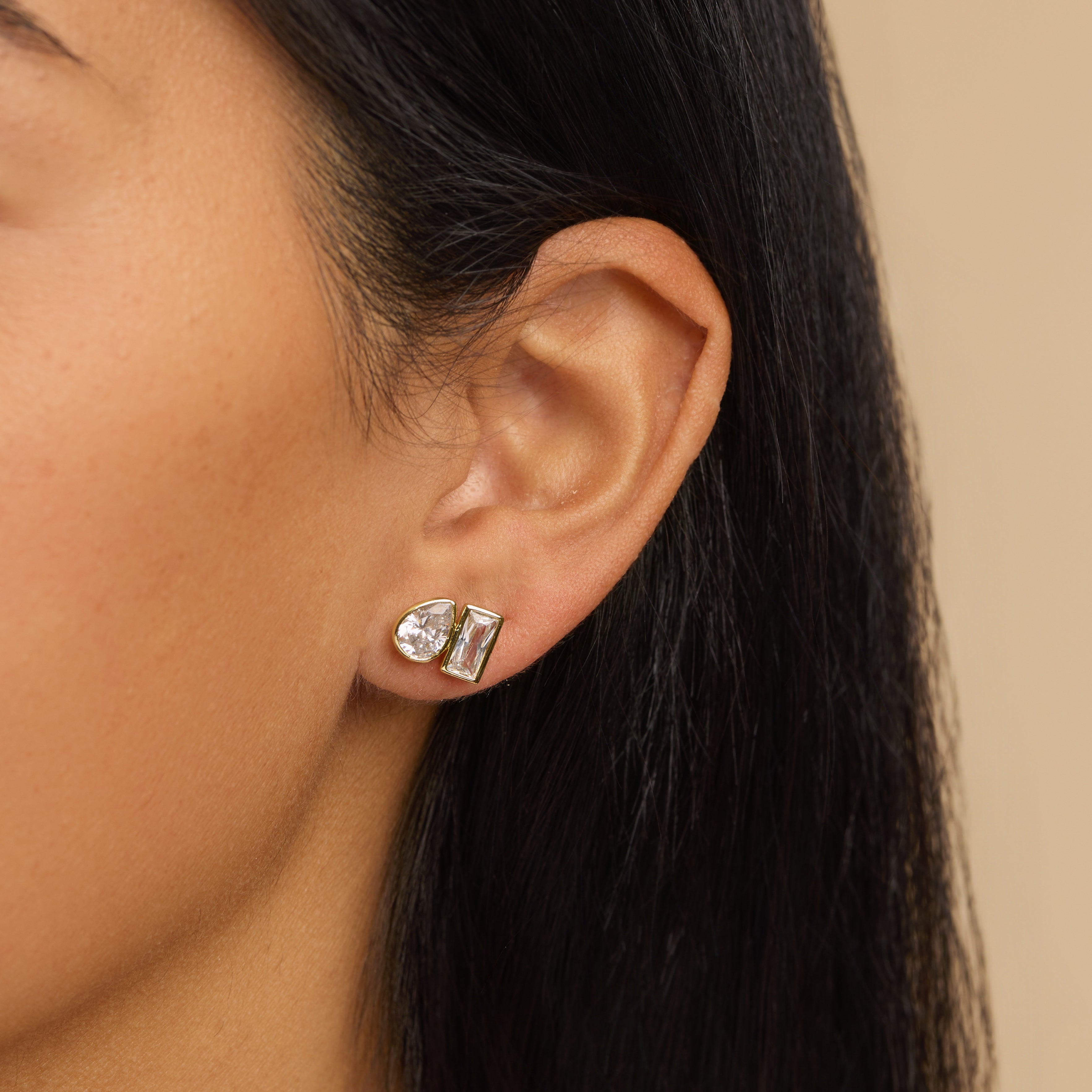 Toi Et Moi Stud Earrings