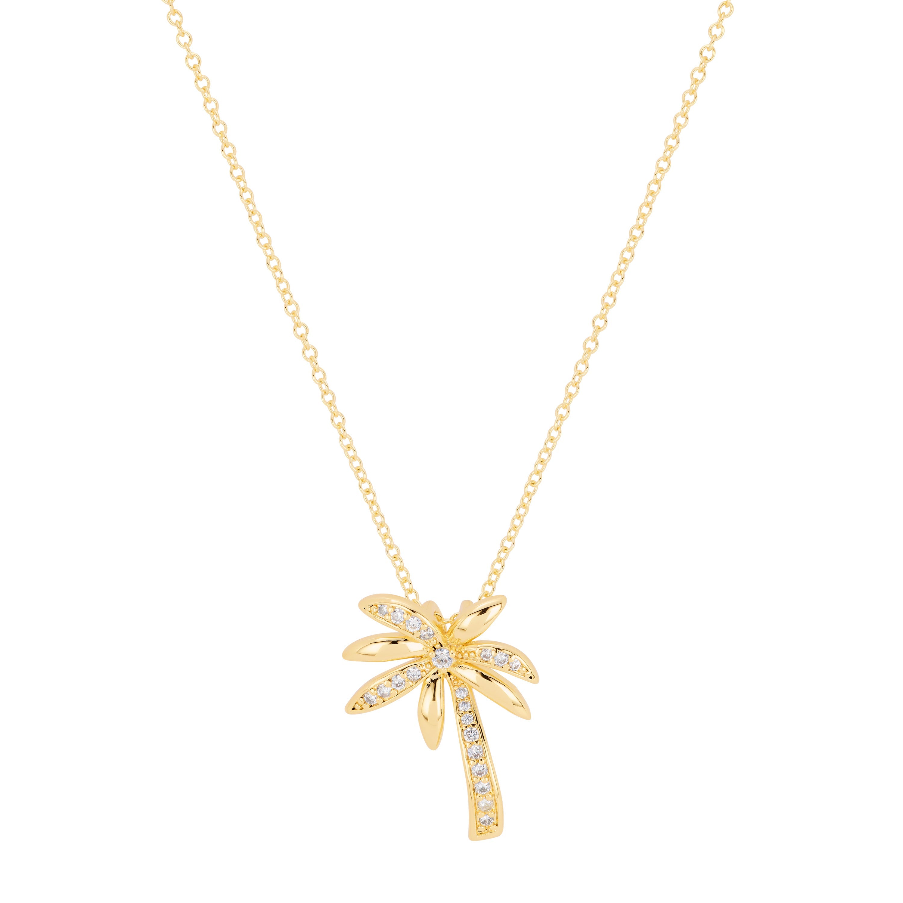 Palm Haven Pendant Necklace