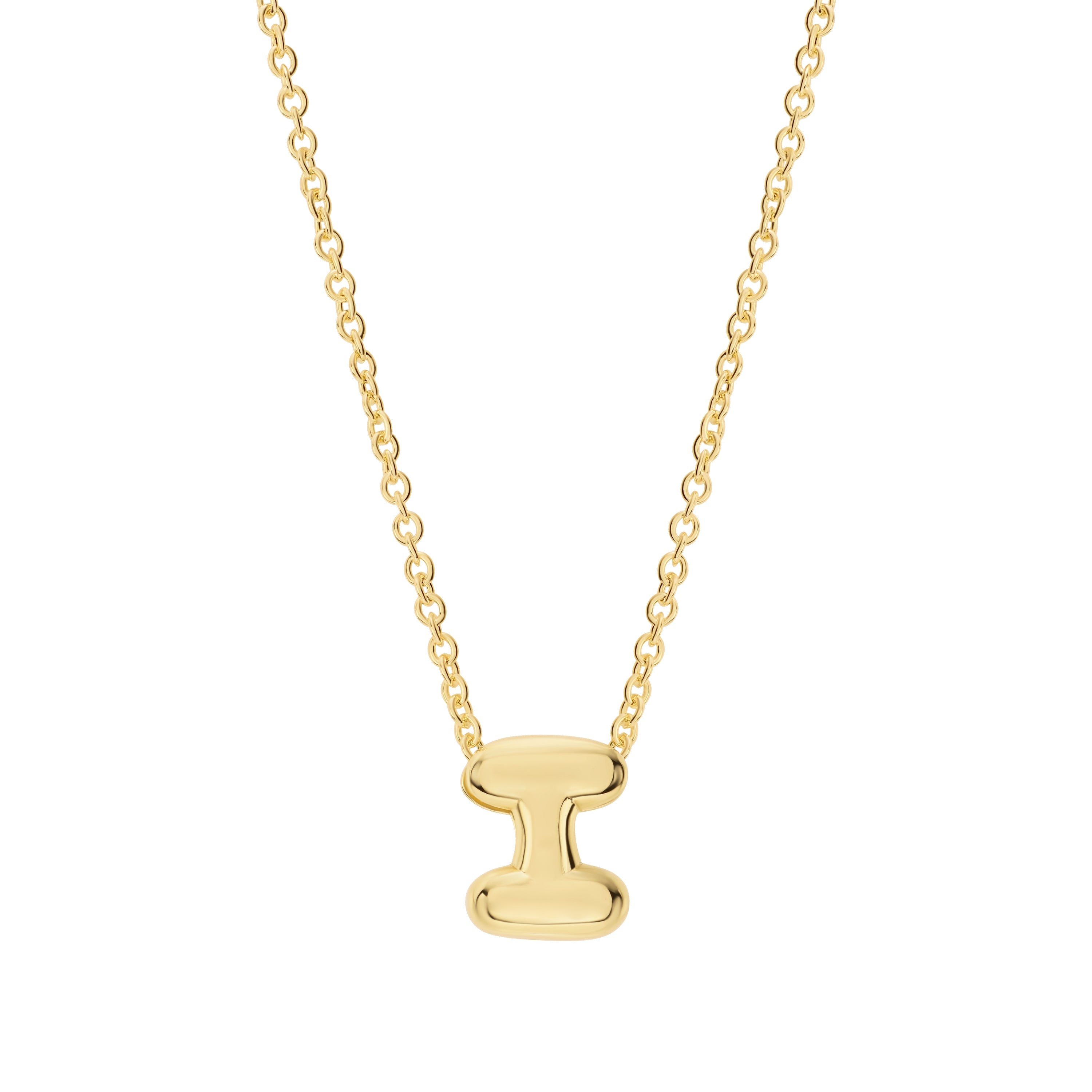Mini Bubble Initial Necklace