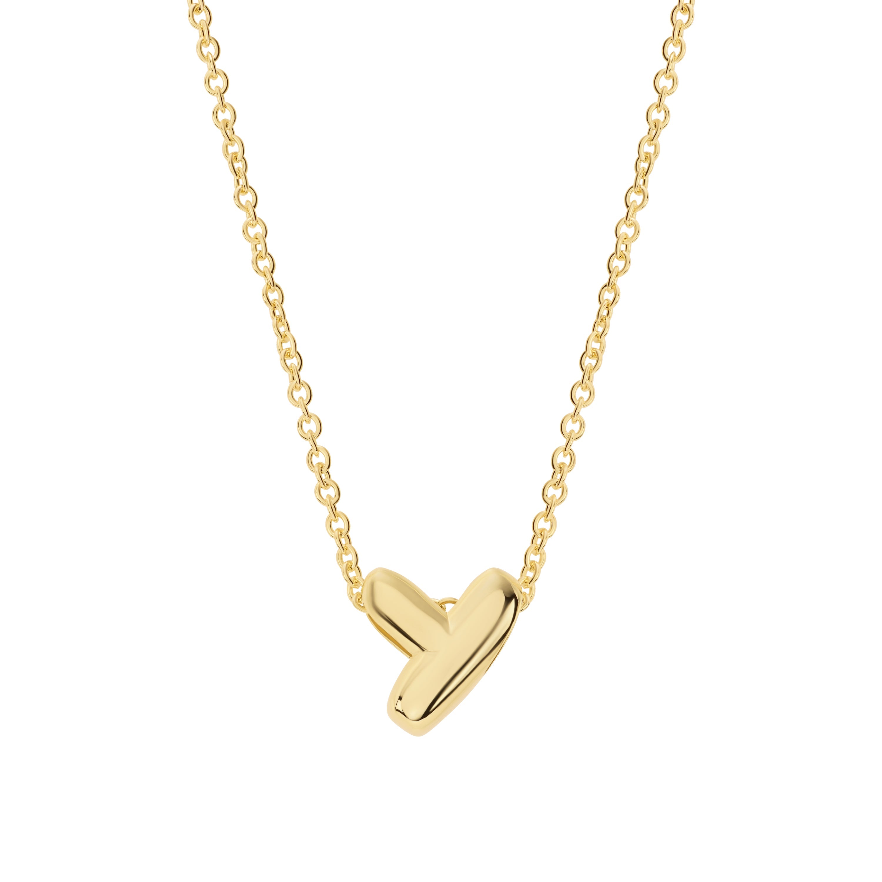 Mini Bubble Initial Necklace