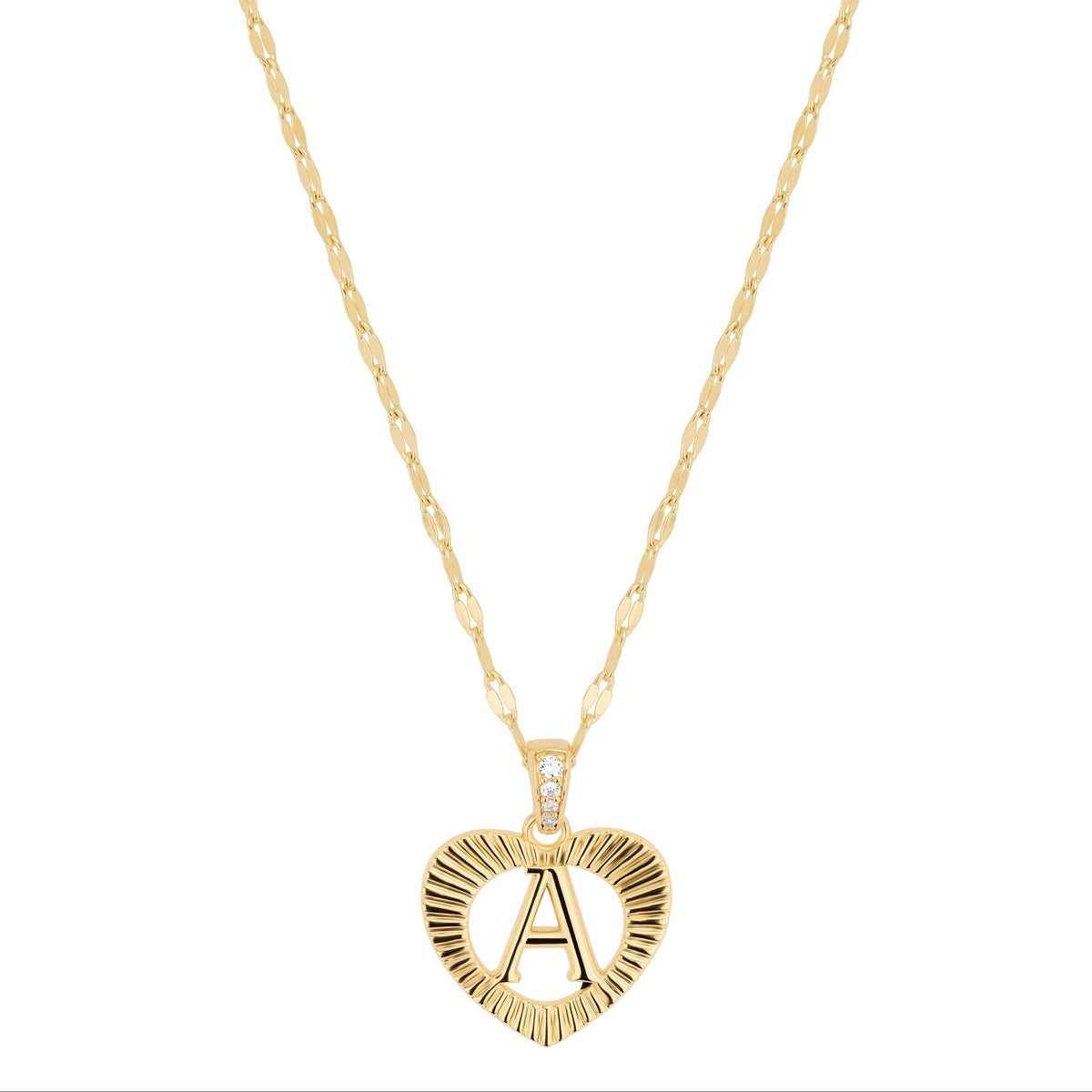 Modern Love Initial Necklace