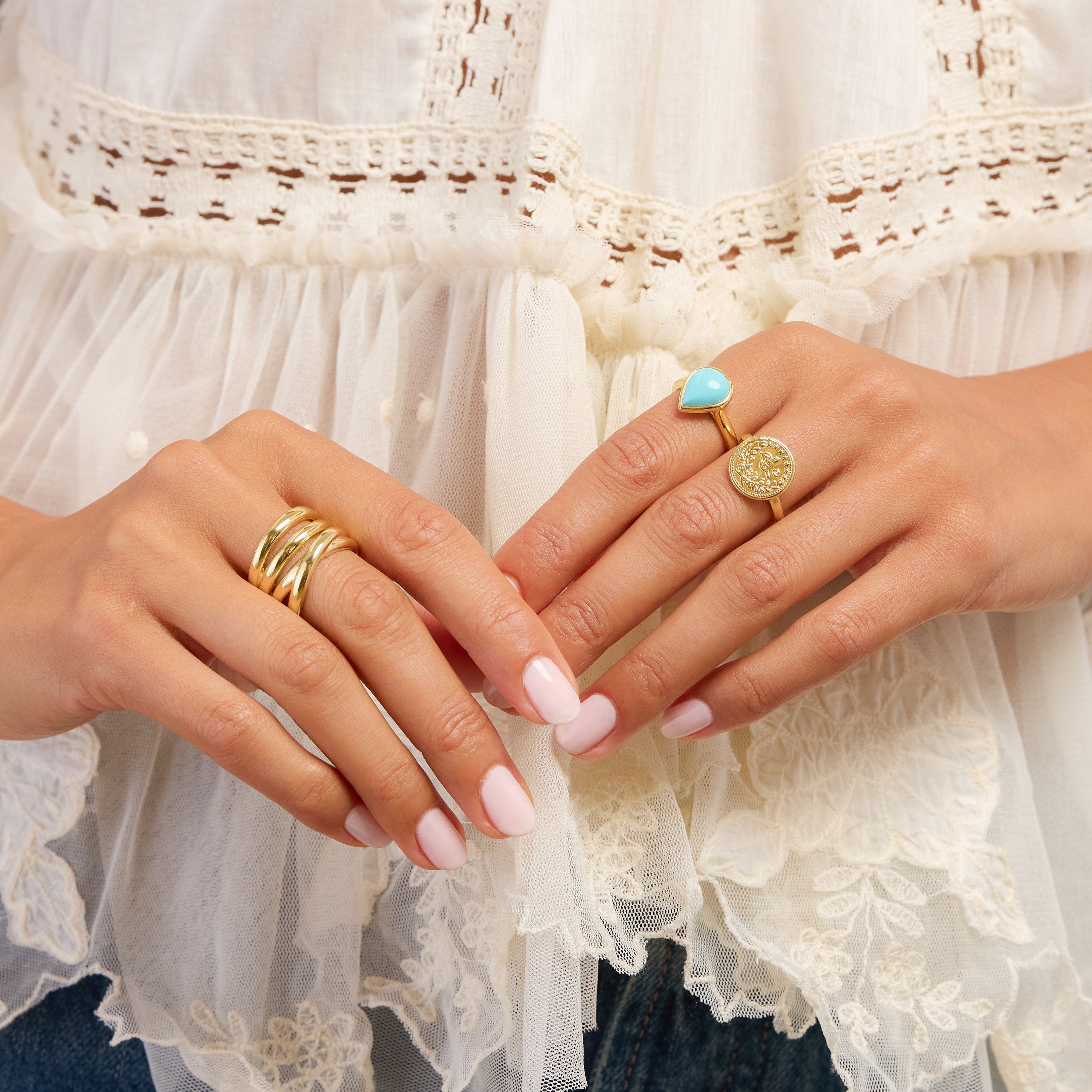 Sedona Turquoise Teardrop Ring