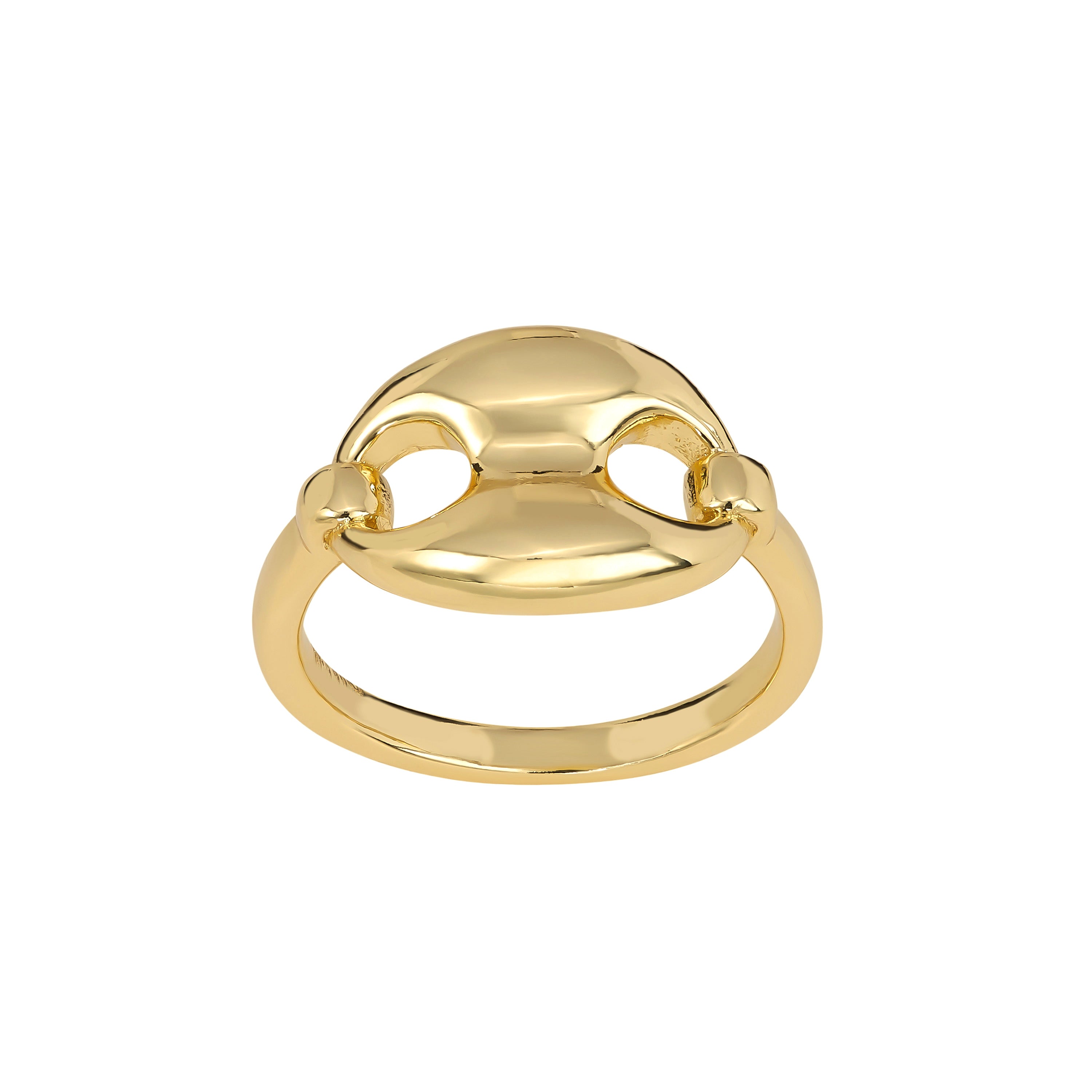 Golden Stirrup Ring