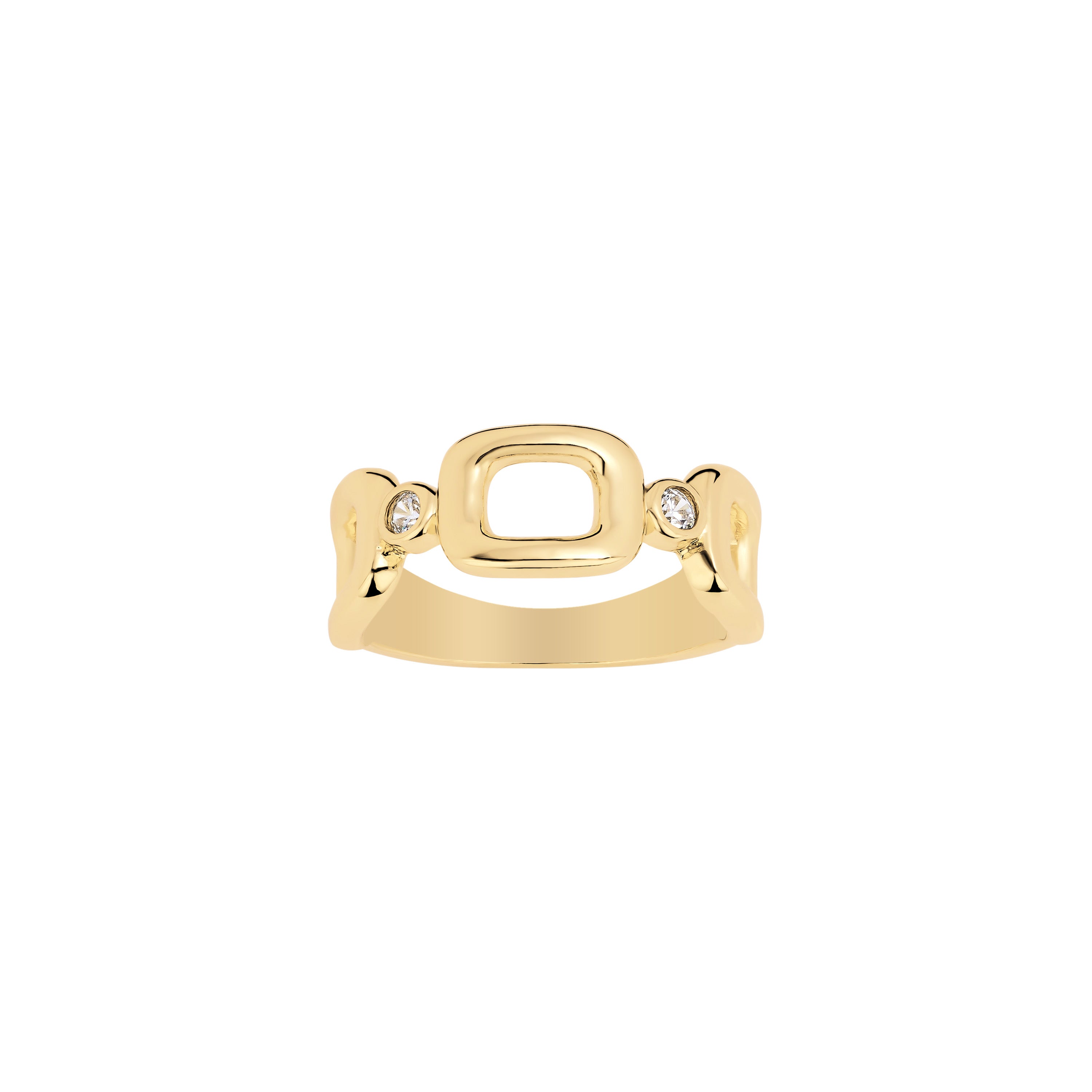 La Dorée Square Link Ring