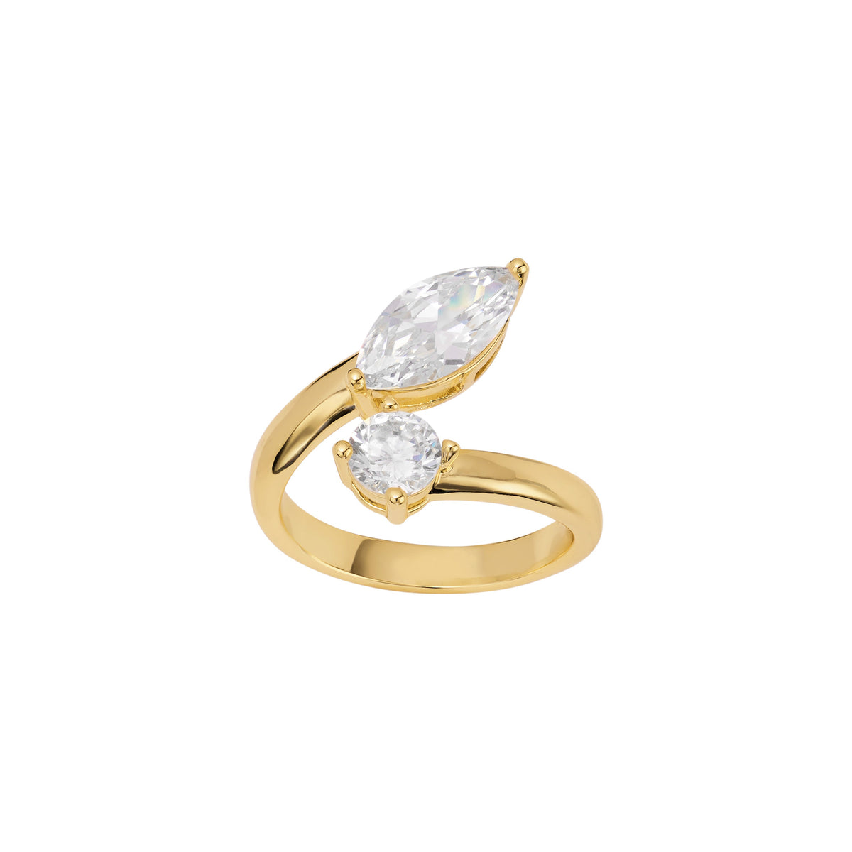 Toi Et Moi Bypass Ring