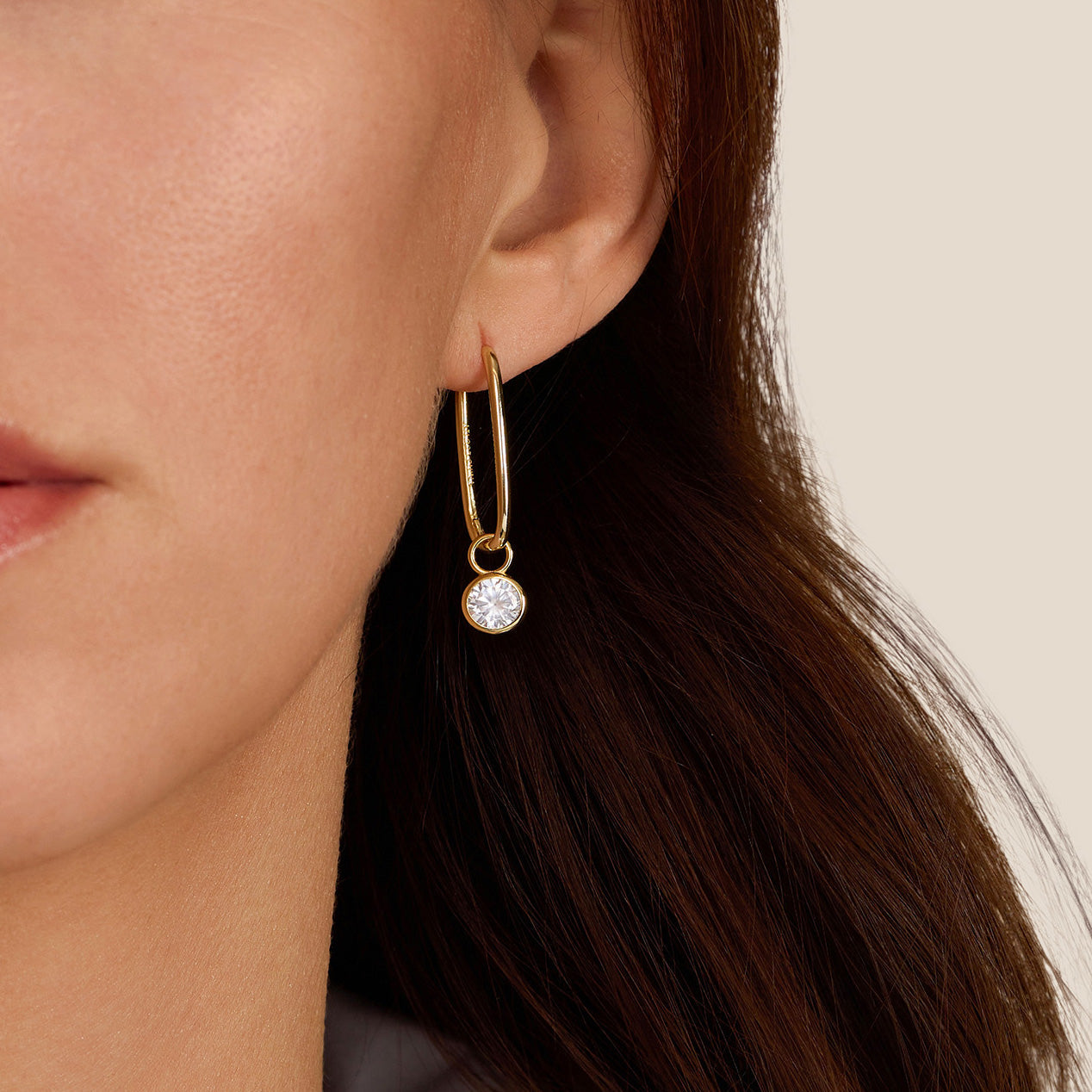 The Piana Bezel Earrings