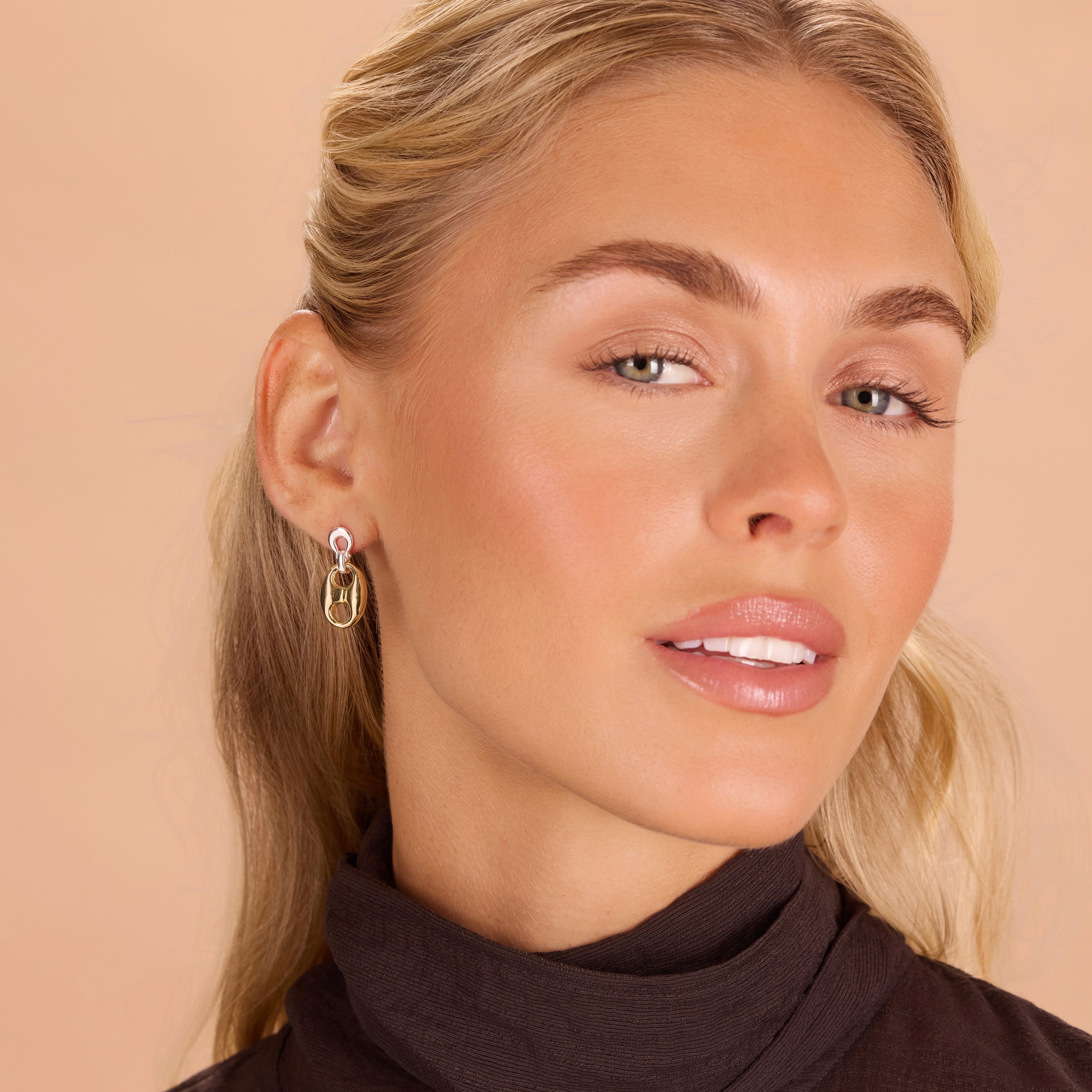 Two-Tone Regatta Earrings