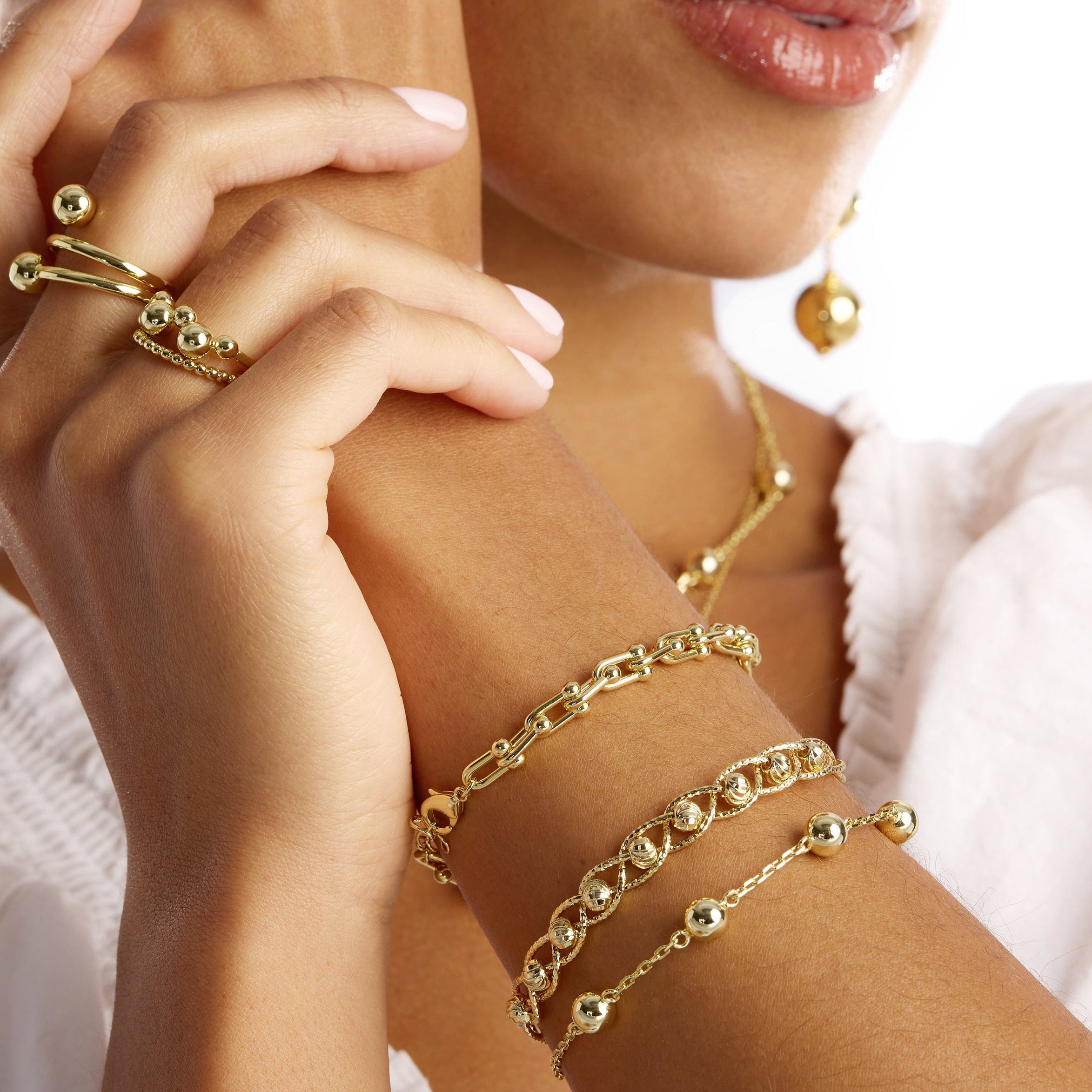 The Sculpted Connection Link Bracelet