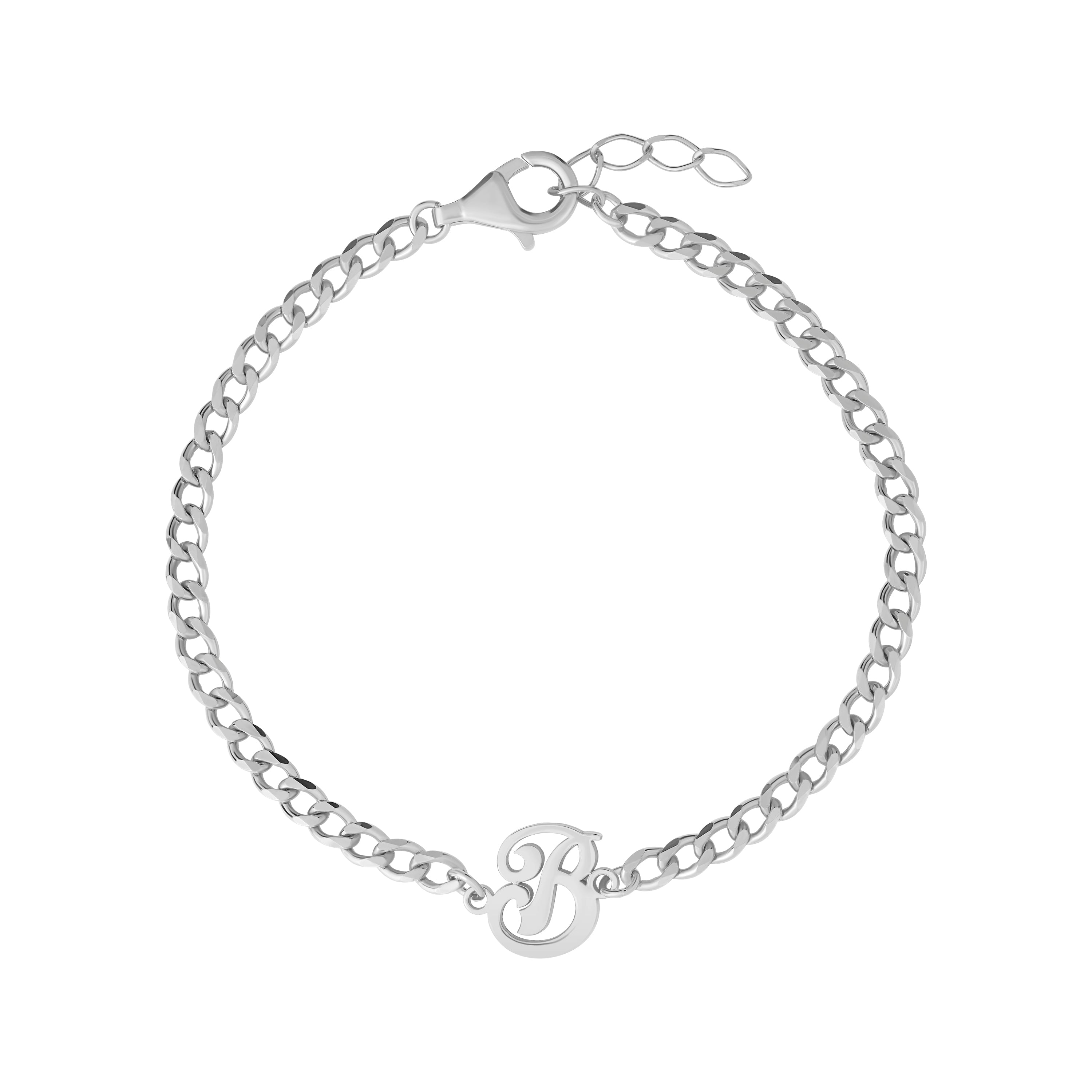 Personalized Cursive Initial Bracelet