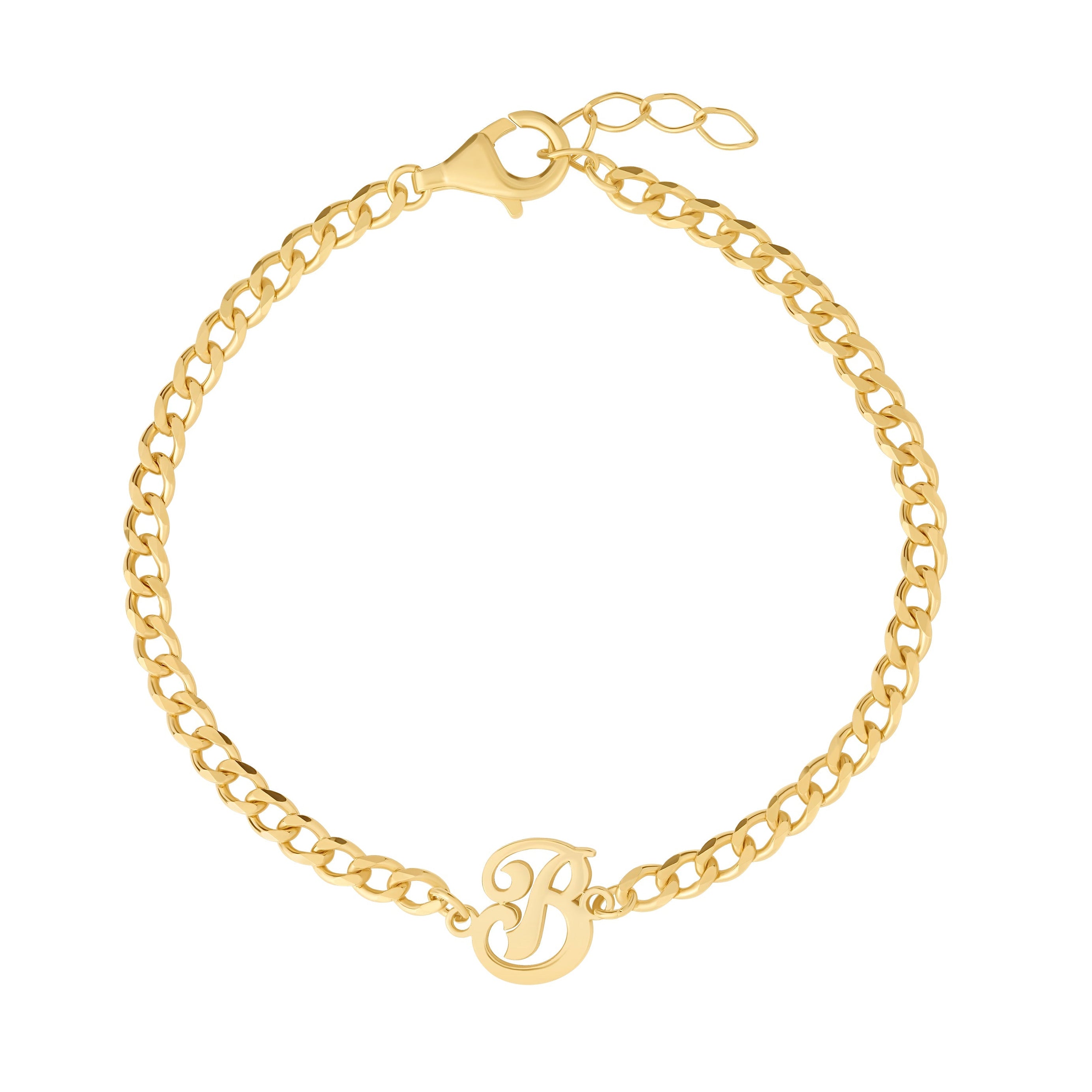 Cursive Initial Bracelet