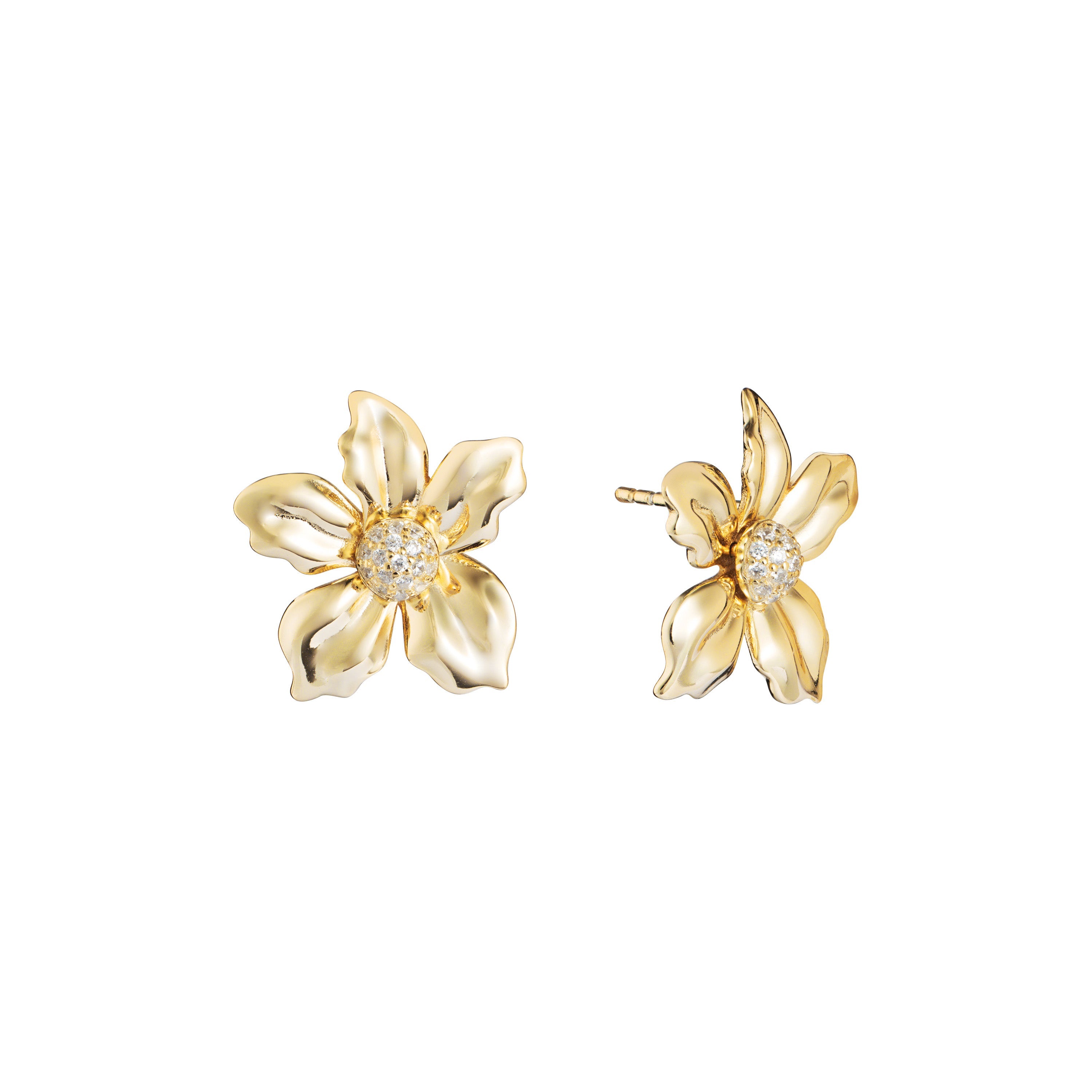 Solstice Flower Stud Earrings