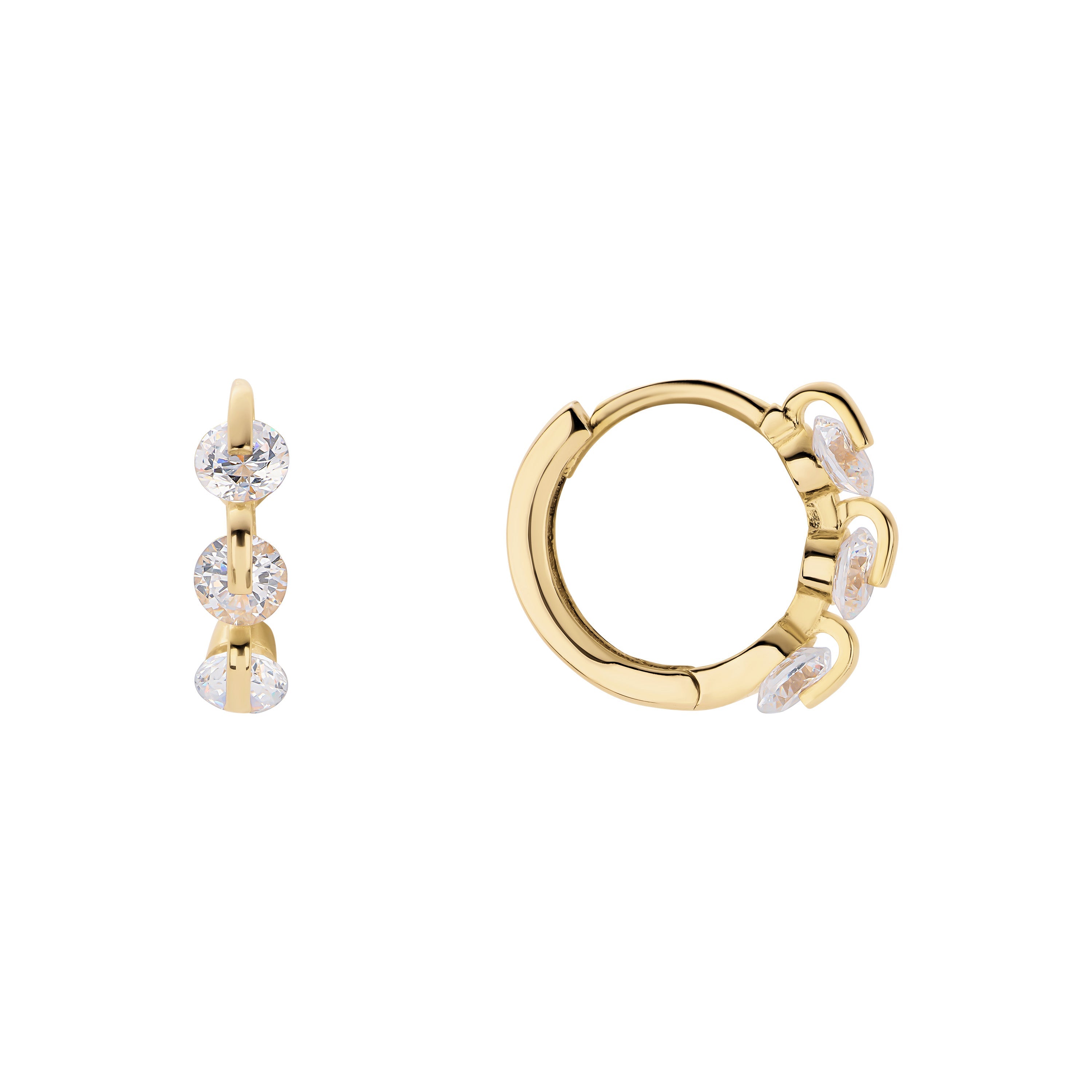 Trio Illume Huggie Earrings