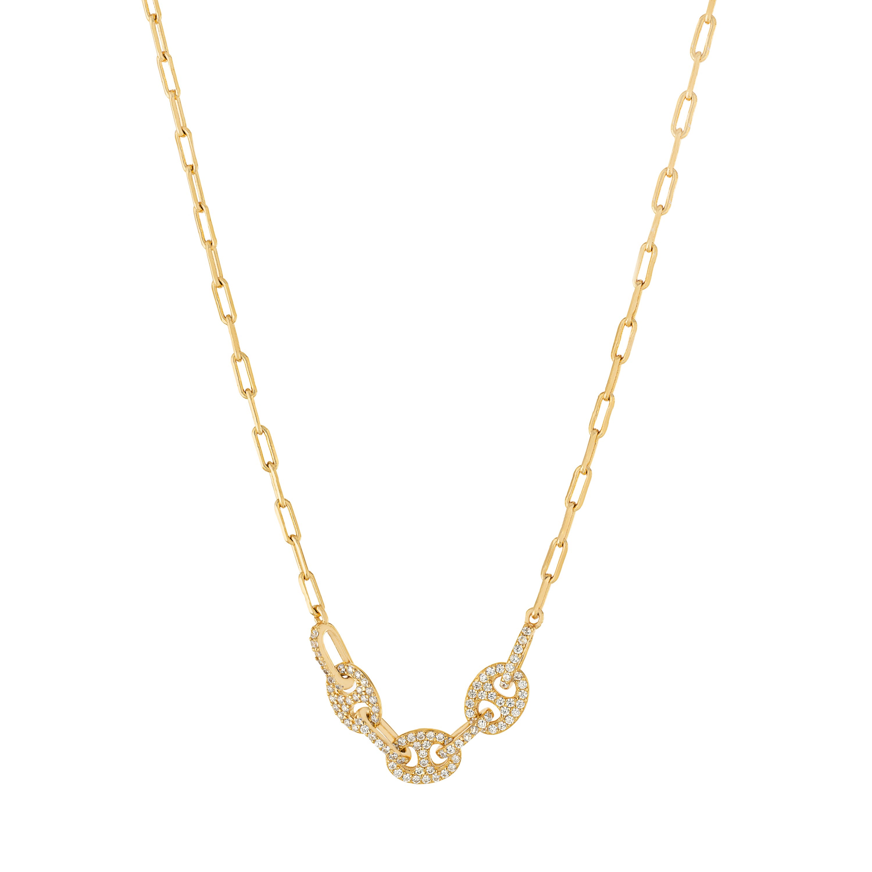 Vittoria Mariner Pavé Necklace
