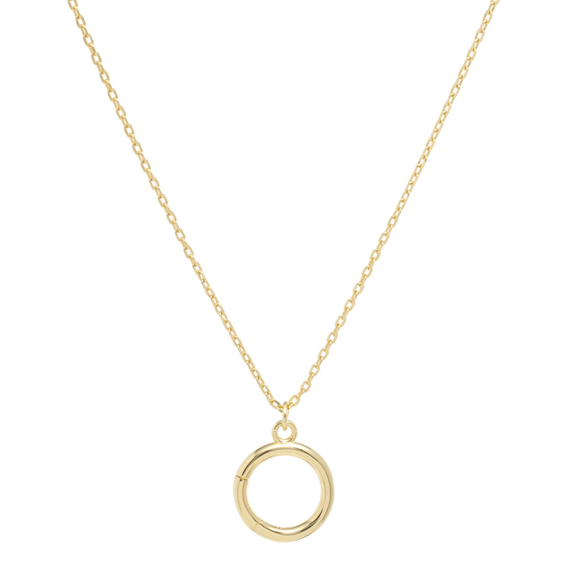 Classic Chain Charm Holder Necklace