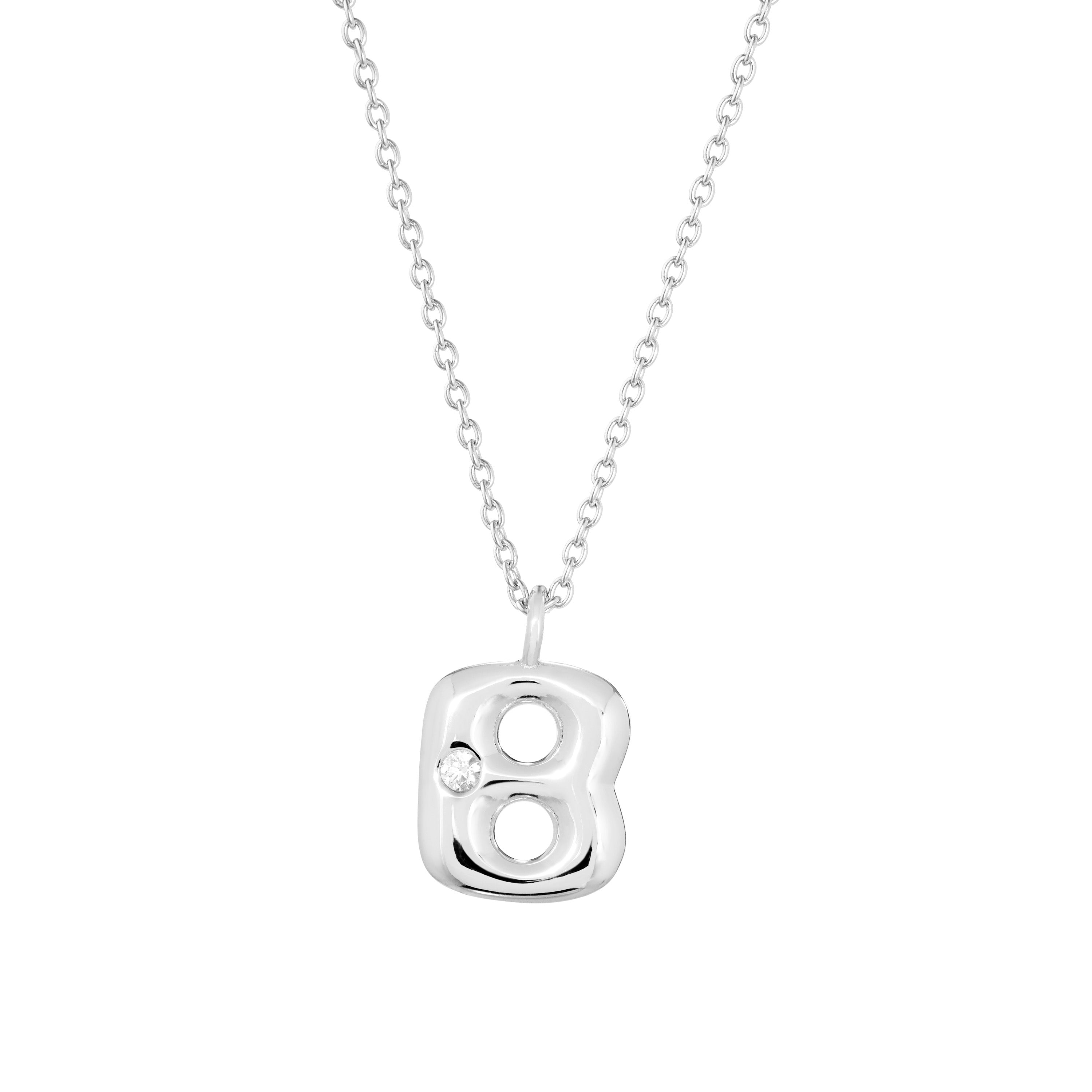 Bubble Initial Necklace